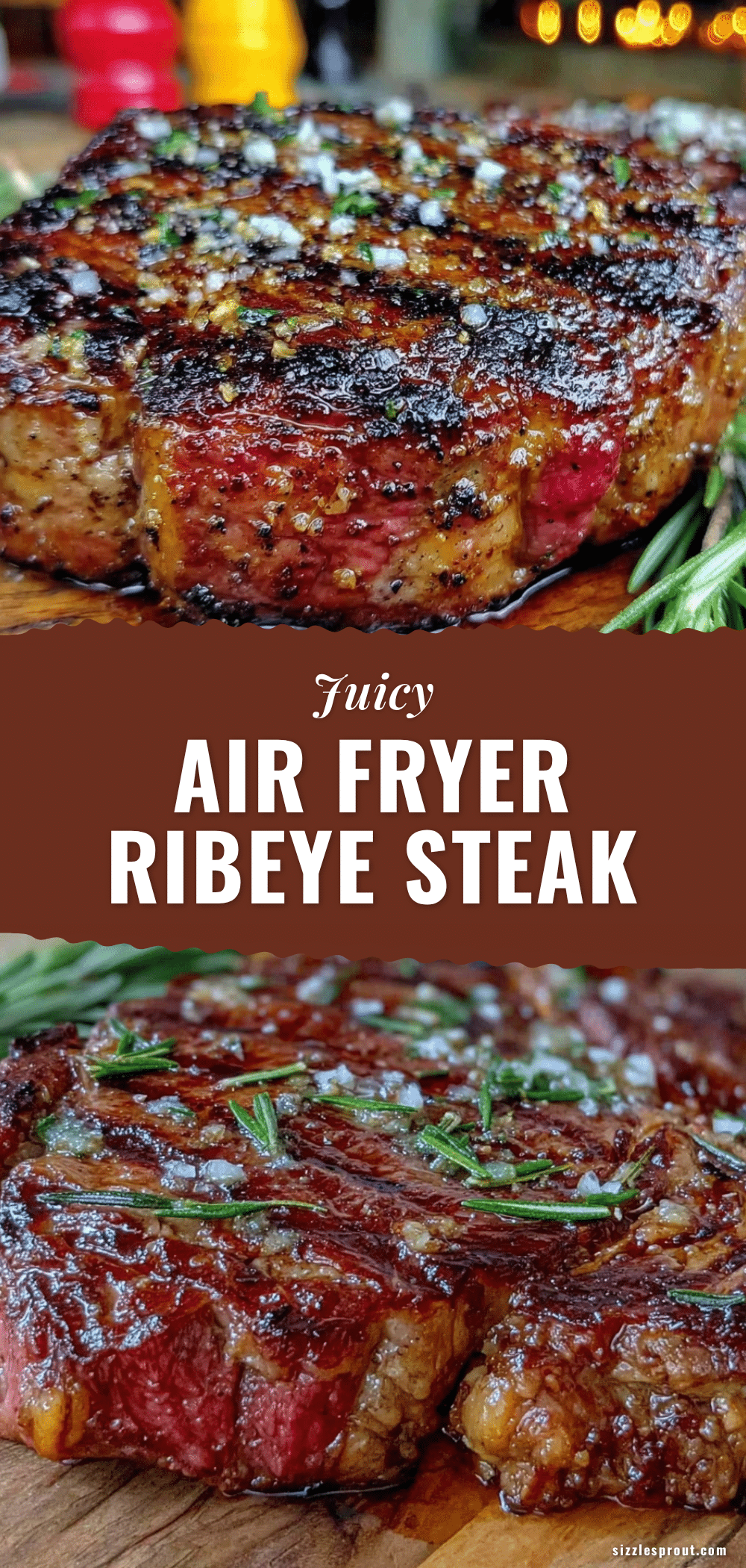 air fryer ribeye steak recipe