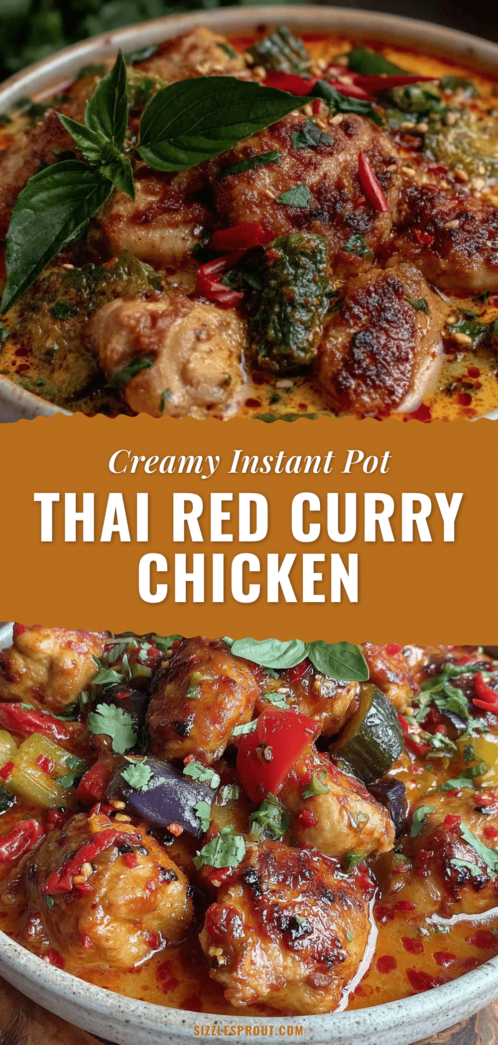 creamy instant pot thai red curry with chicken recipe