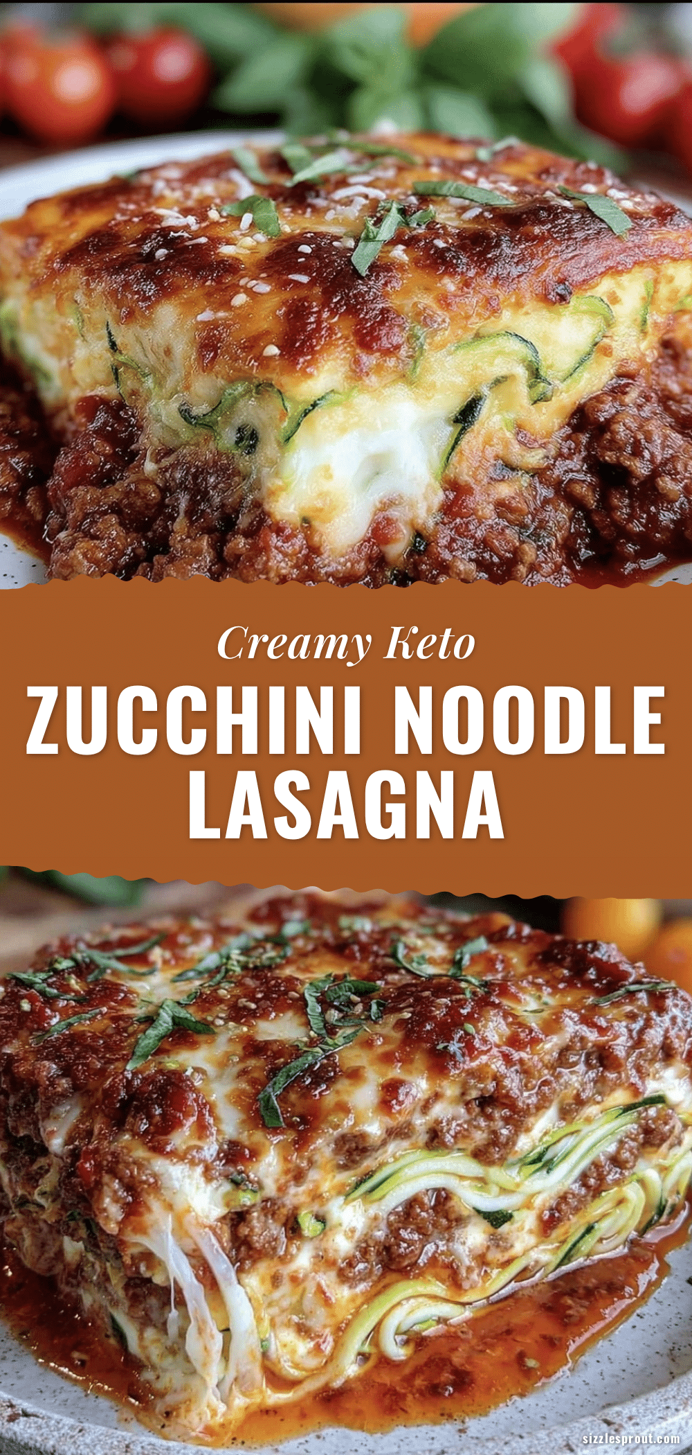 creamy keto lasagna with zucchini noodles recipe