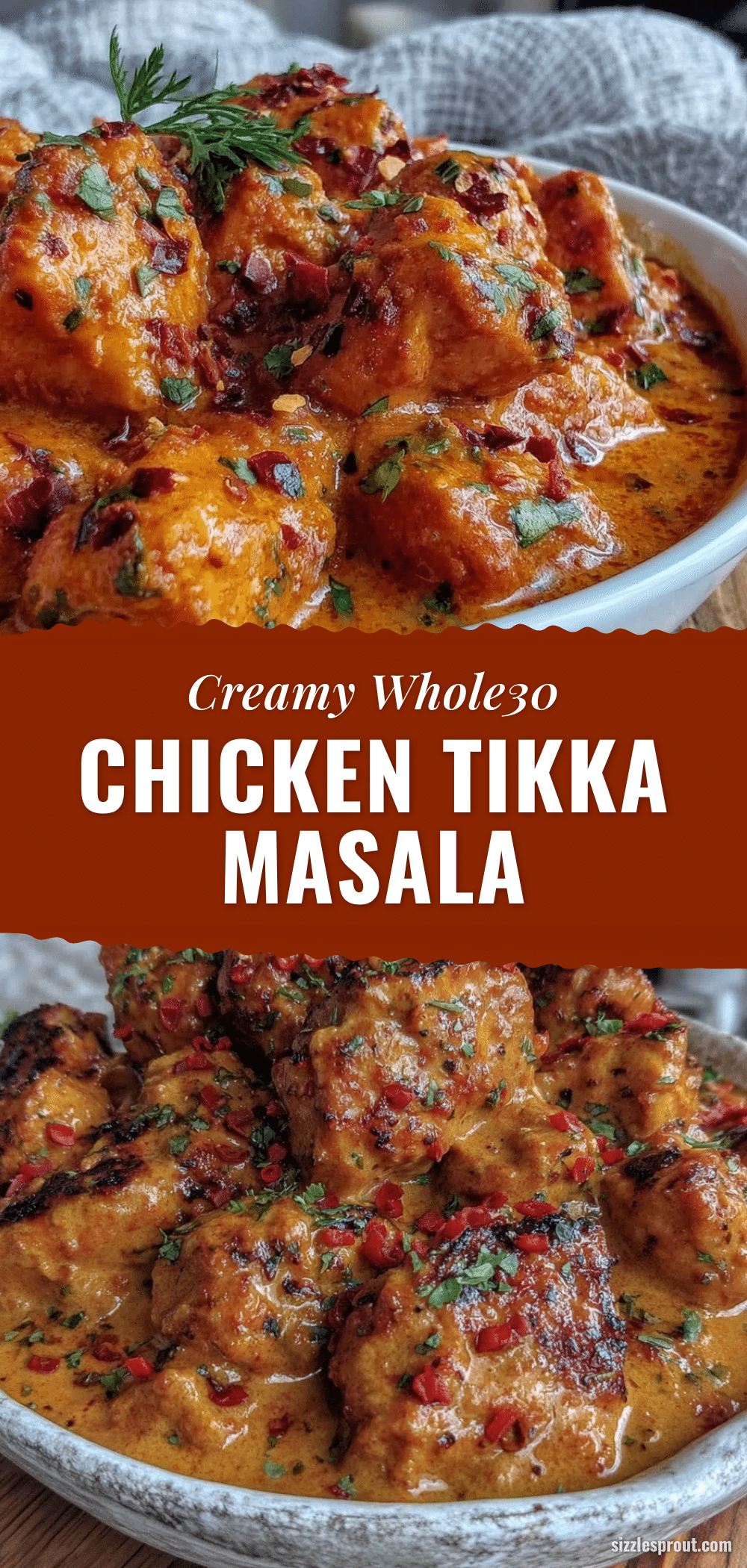 creamy whole30 chicken tikka masala recipe