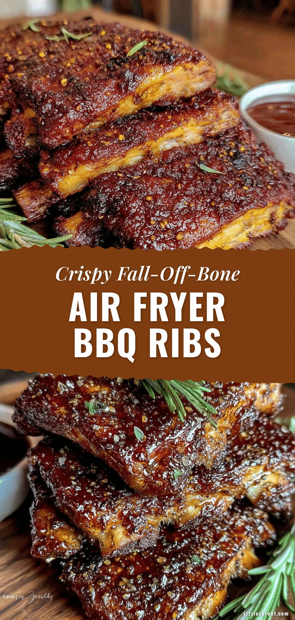 crispy air fryer bbq ribs recipe