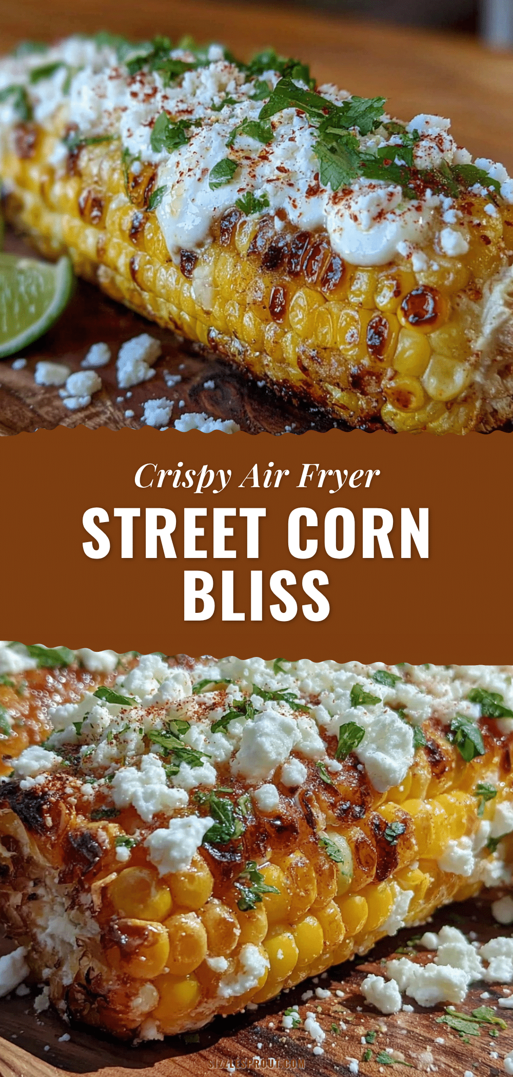 crispy air fryer street corn recipe