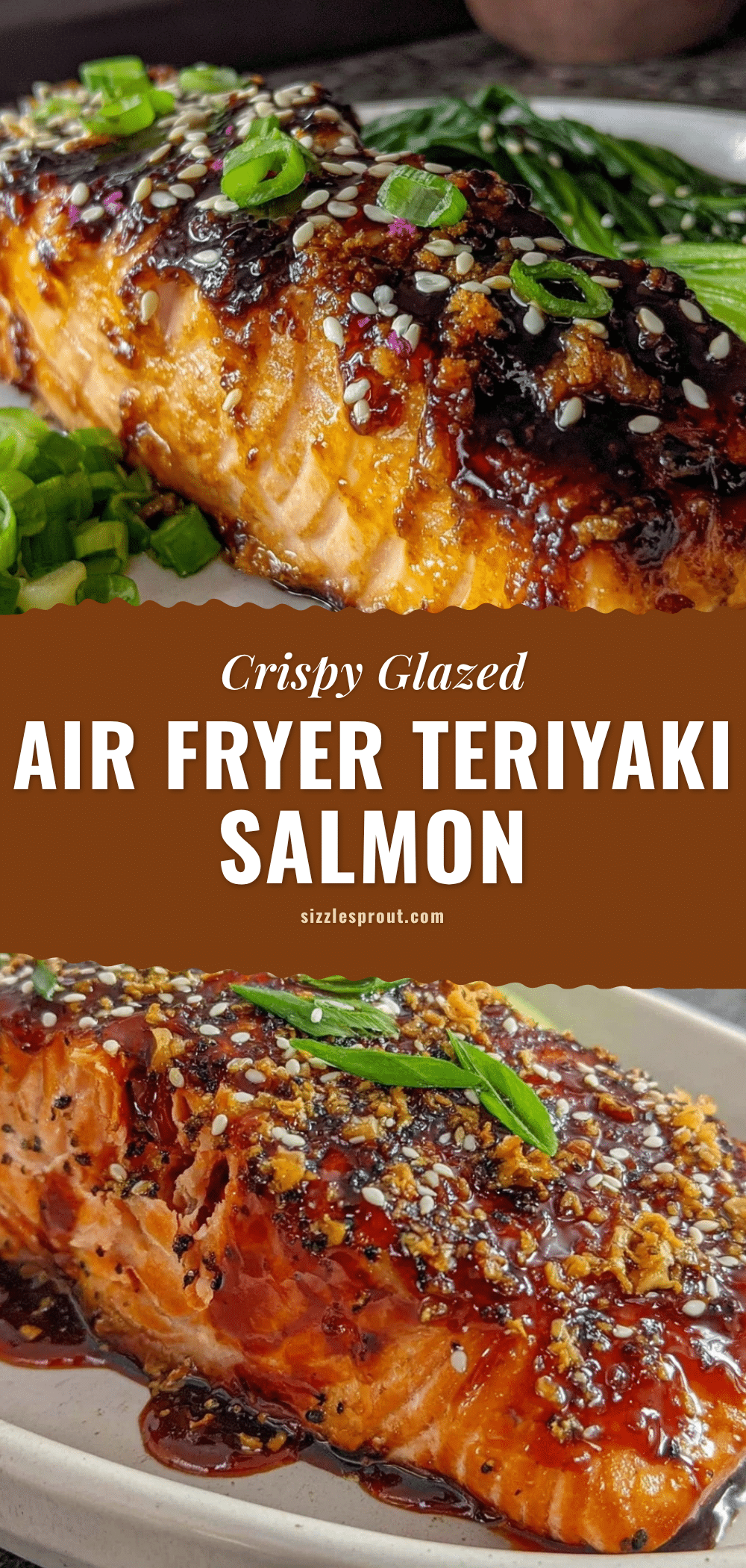 crispy air fryer teriyaki salmon recipe