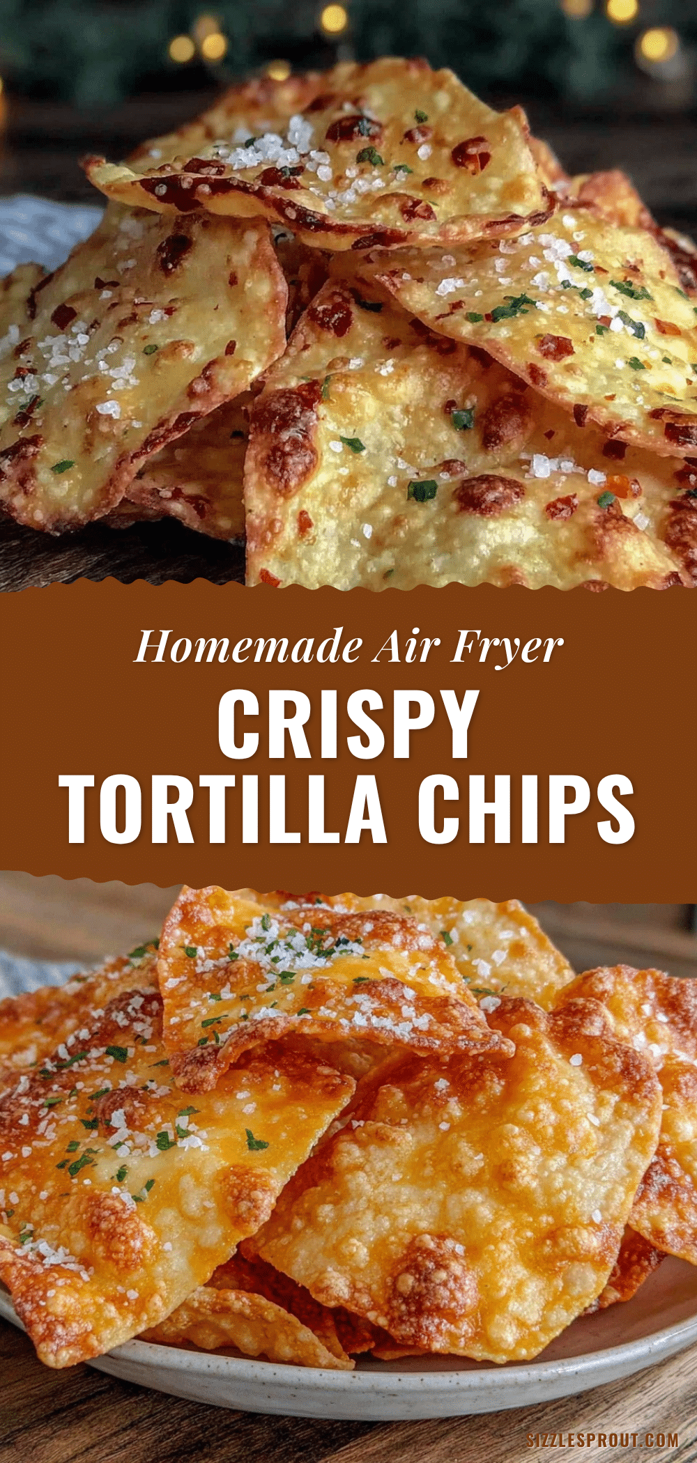 crispy air fryer tortilla chips recipe