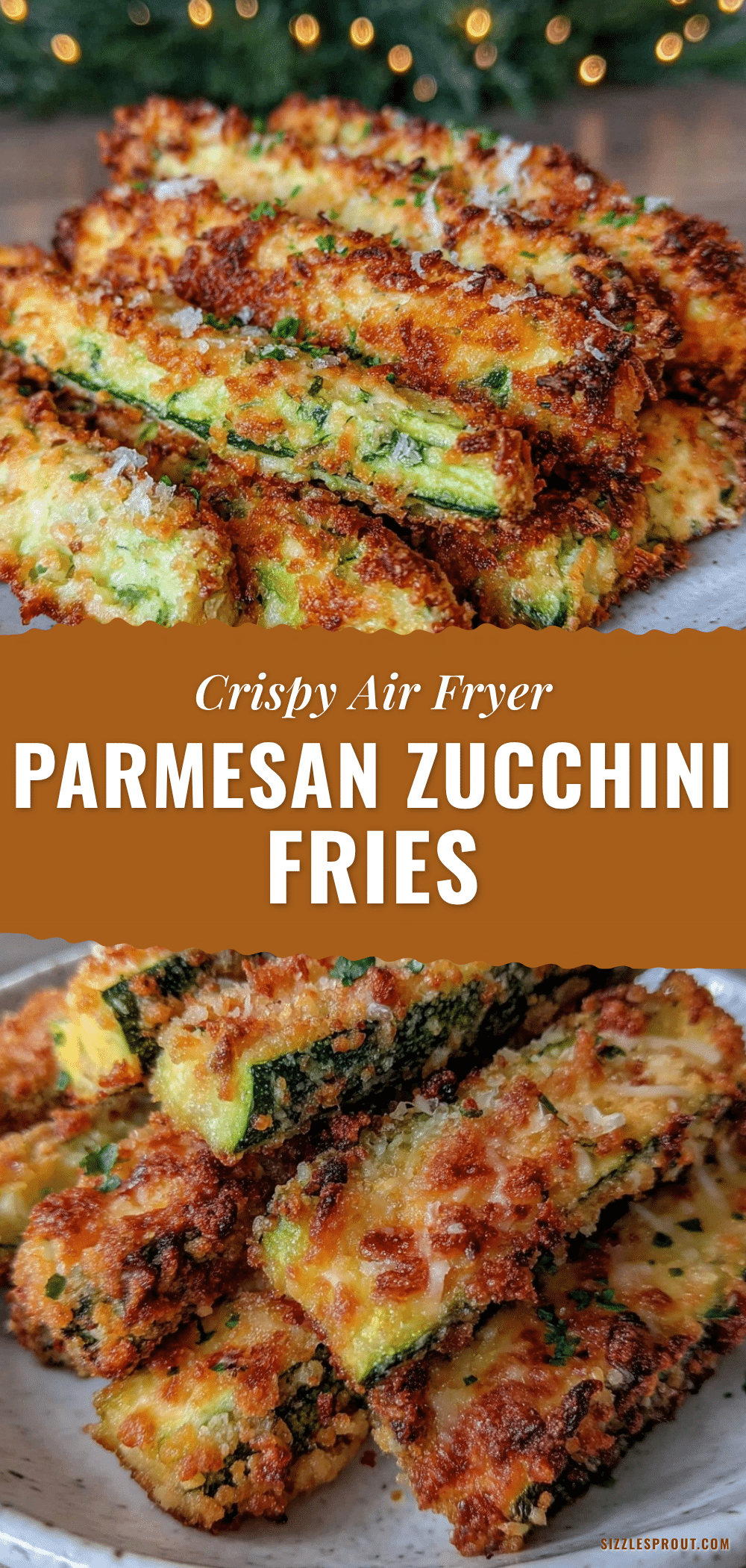 crispy air fryer zucchini fries recipe