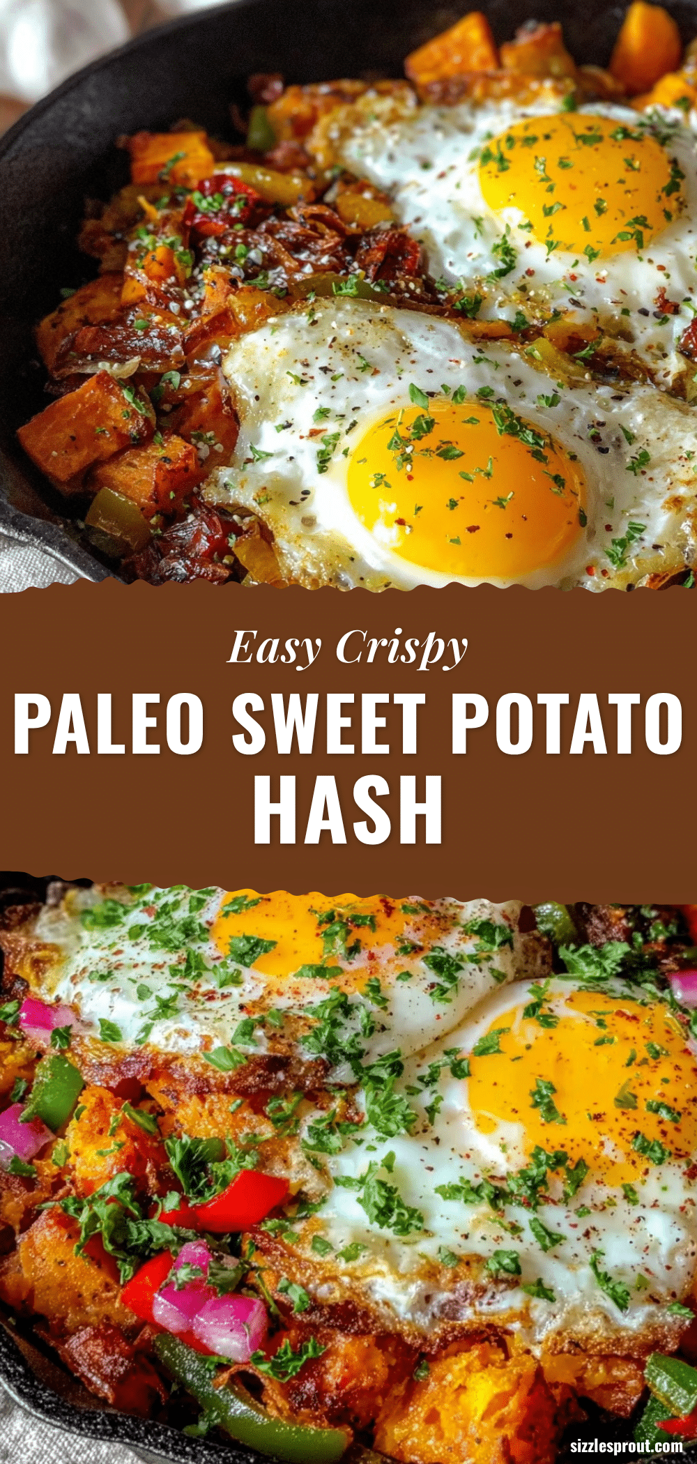 crispy paleo sweet potato hash recipe