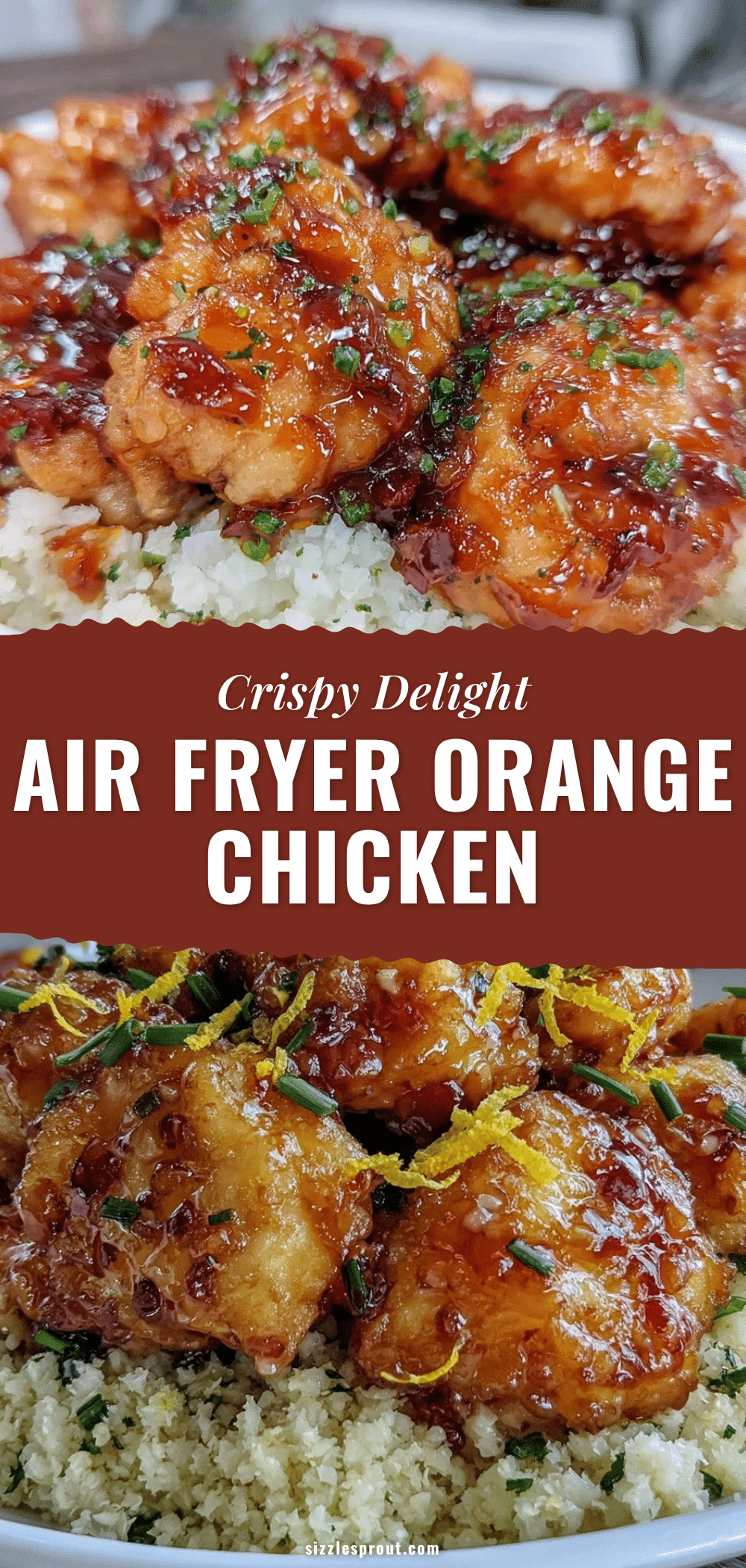 healthy air fryer orange chicken recipe