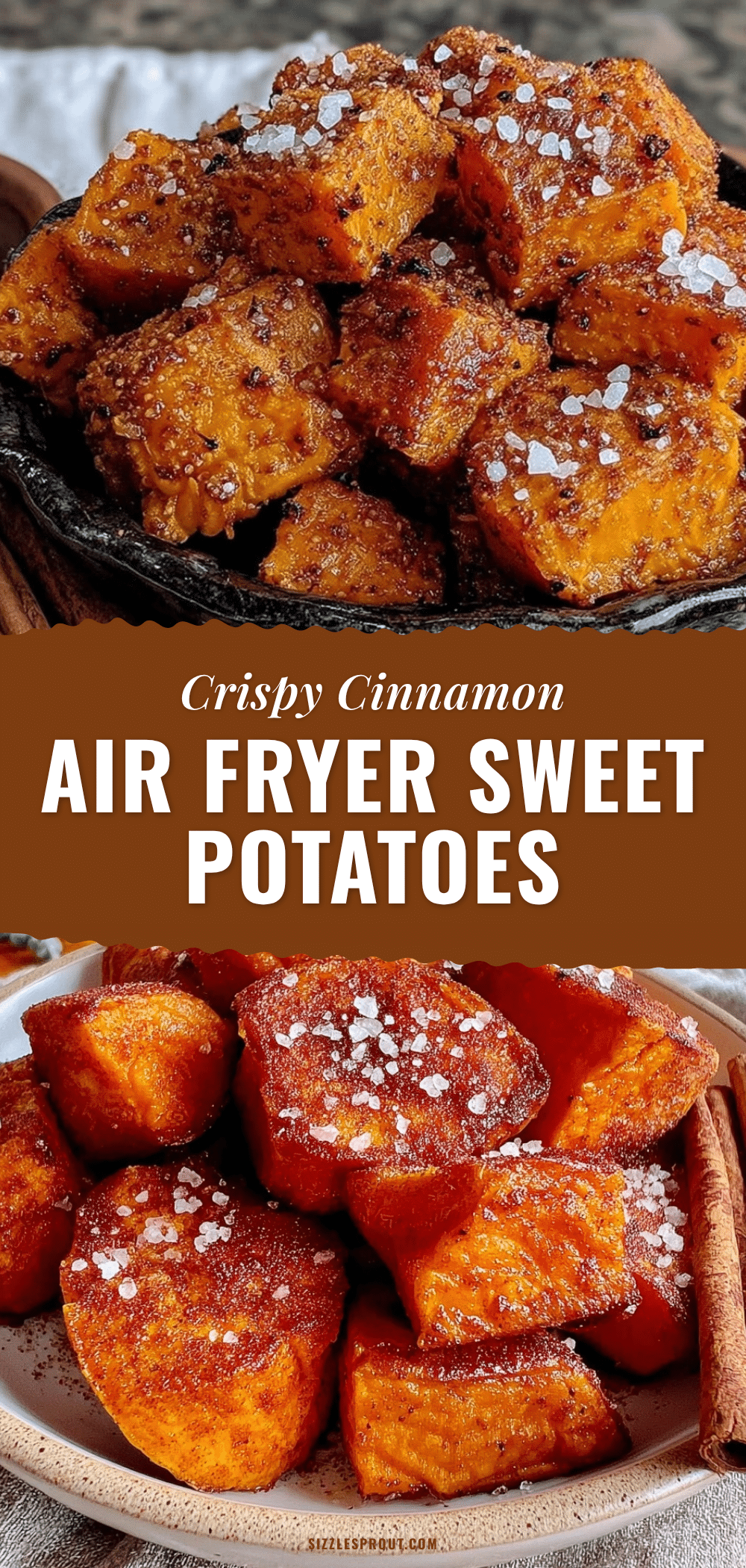 healthy air fryer sweet potato cubes recipe