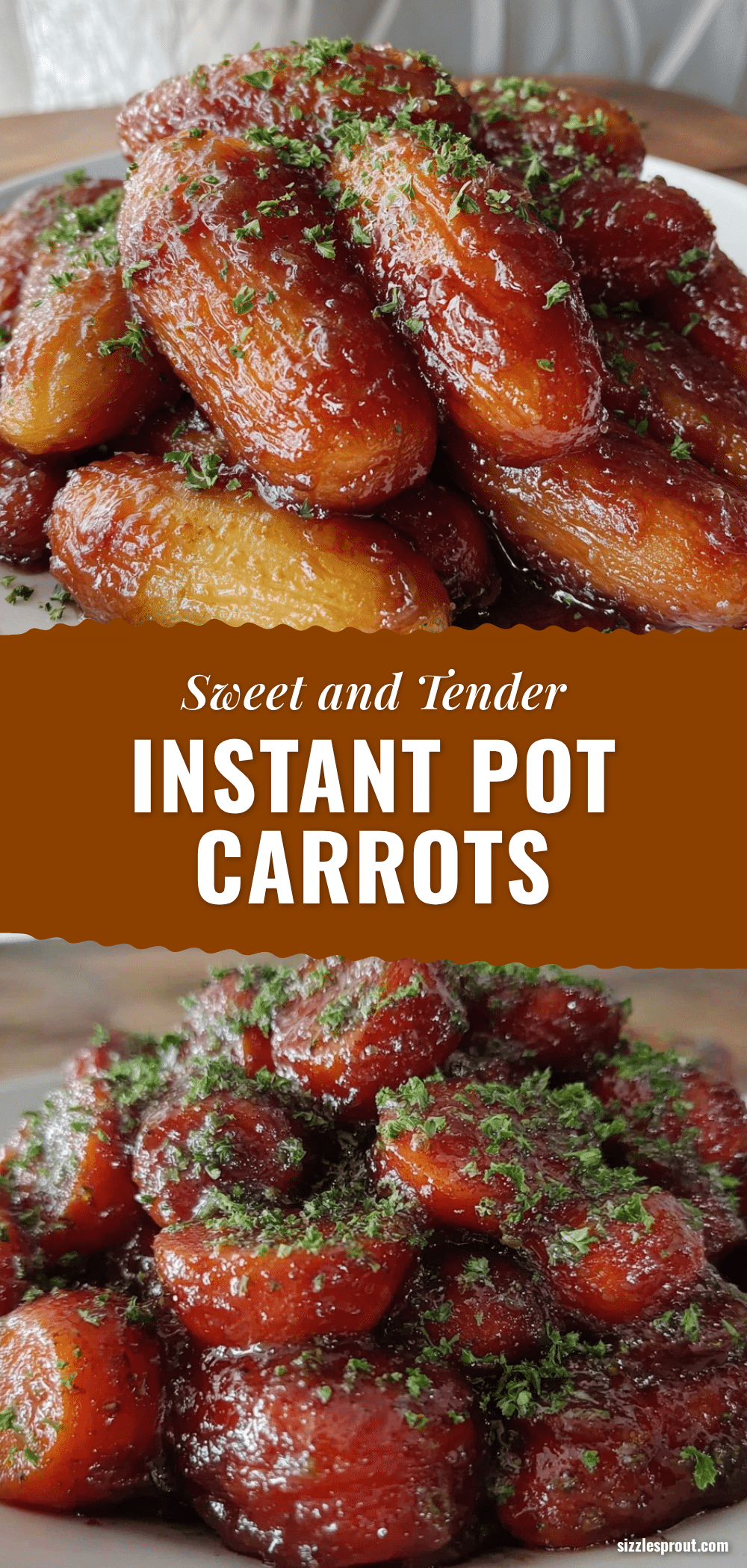 Instant Pot brown sugar glazed carrots recipe