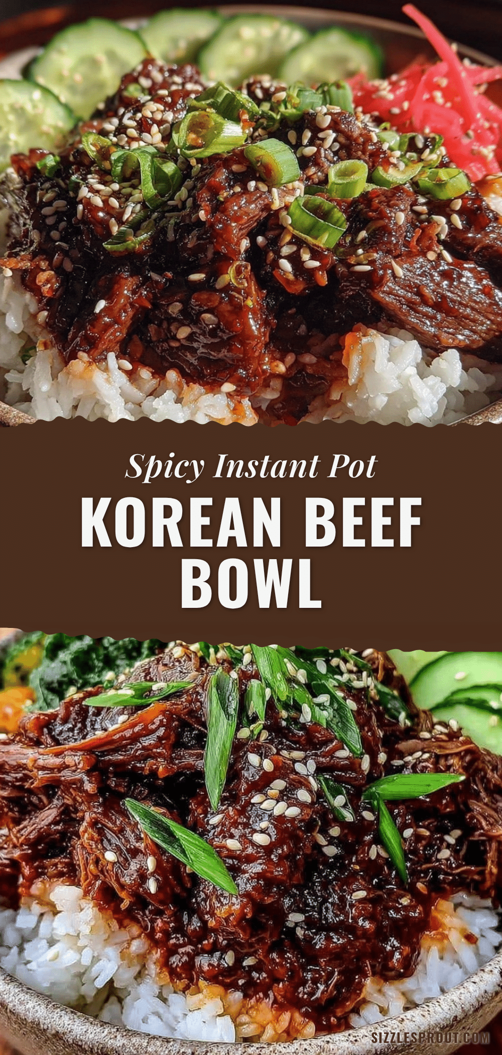 Instant Pot Korean Beef Bowl recipe