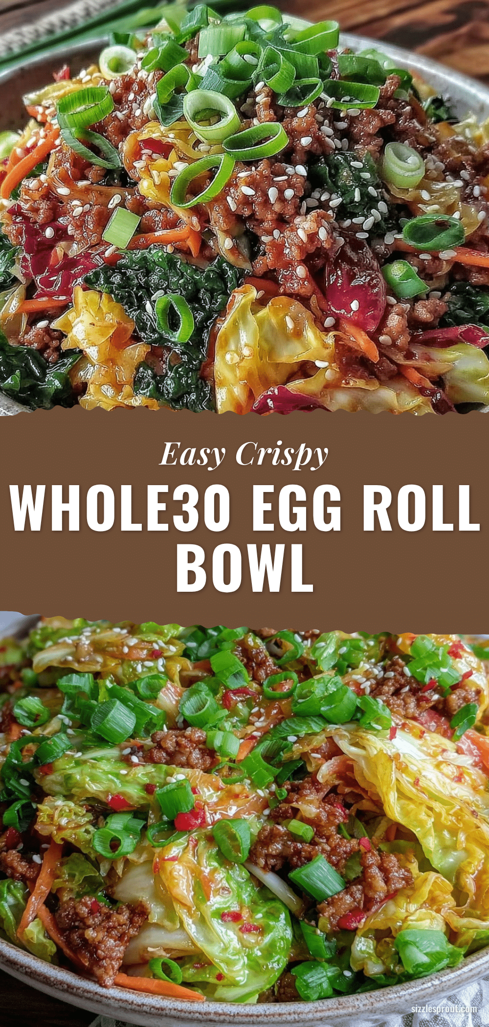 Whole30 Egg Roll in a Bowl recipe
