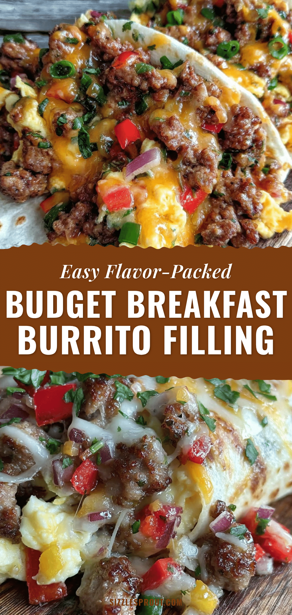 budget breakfast burrito filling recipe