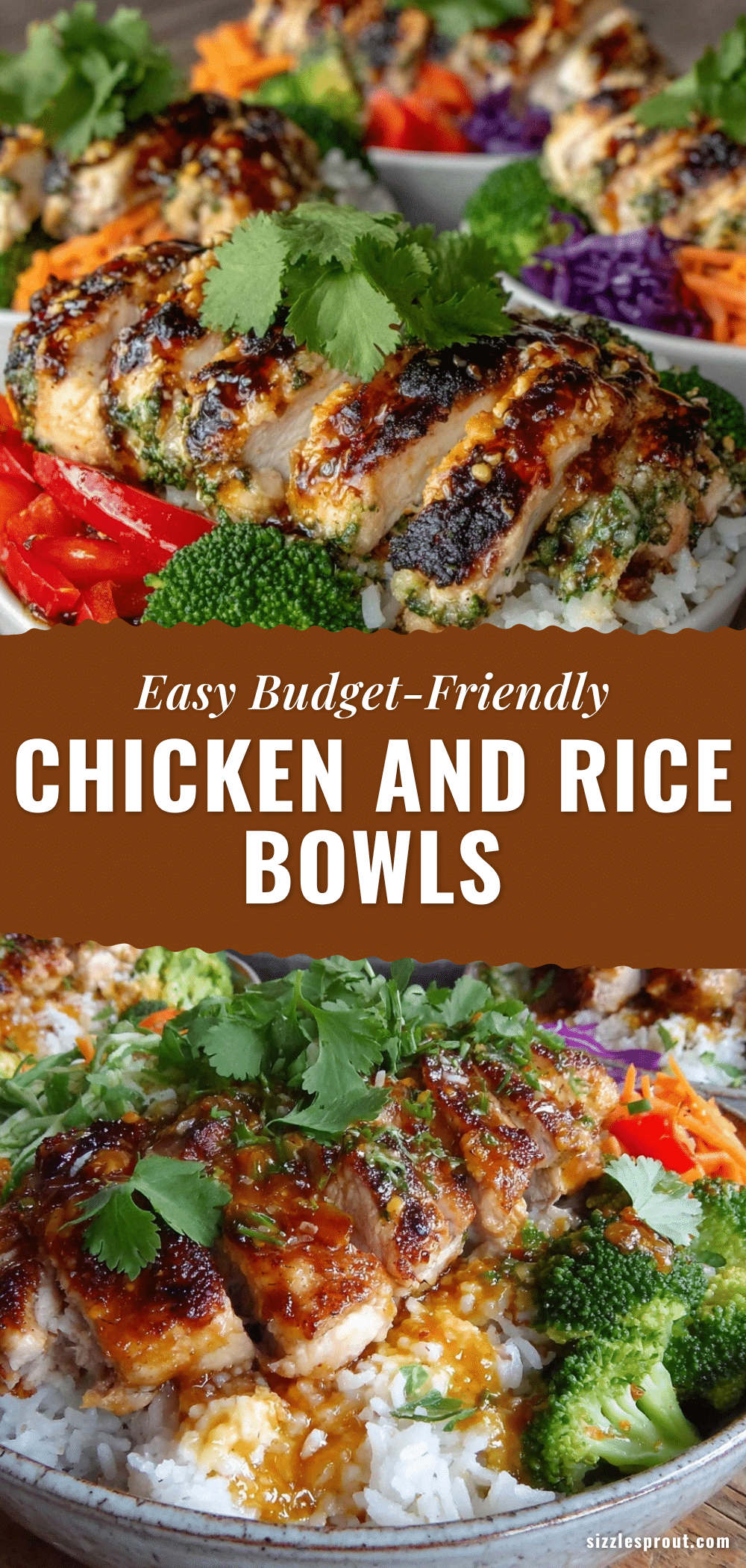 budget chicken and rice bowls recipe