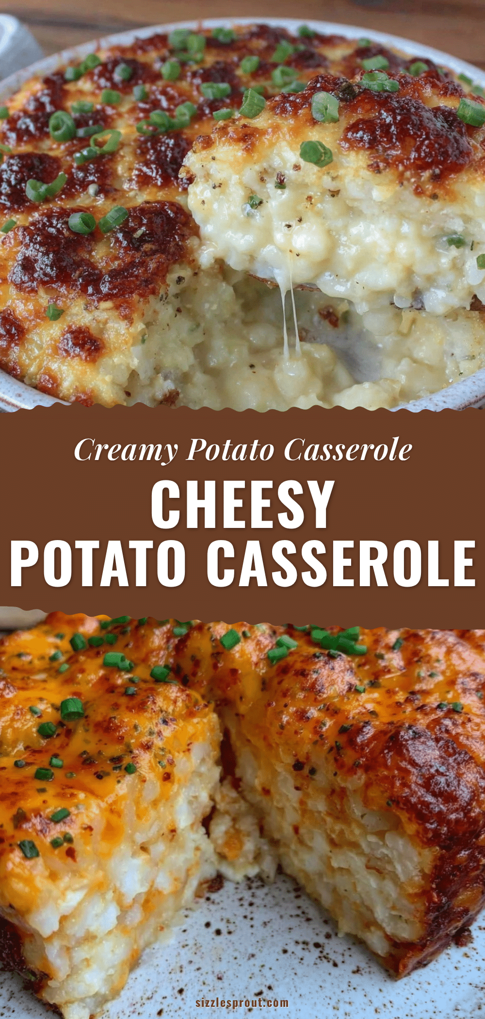 cozy cheesy potato casserole recipe