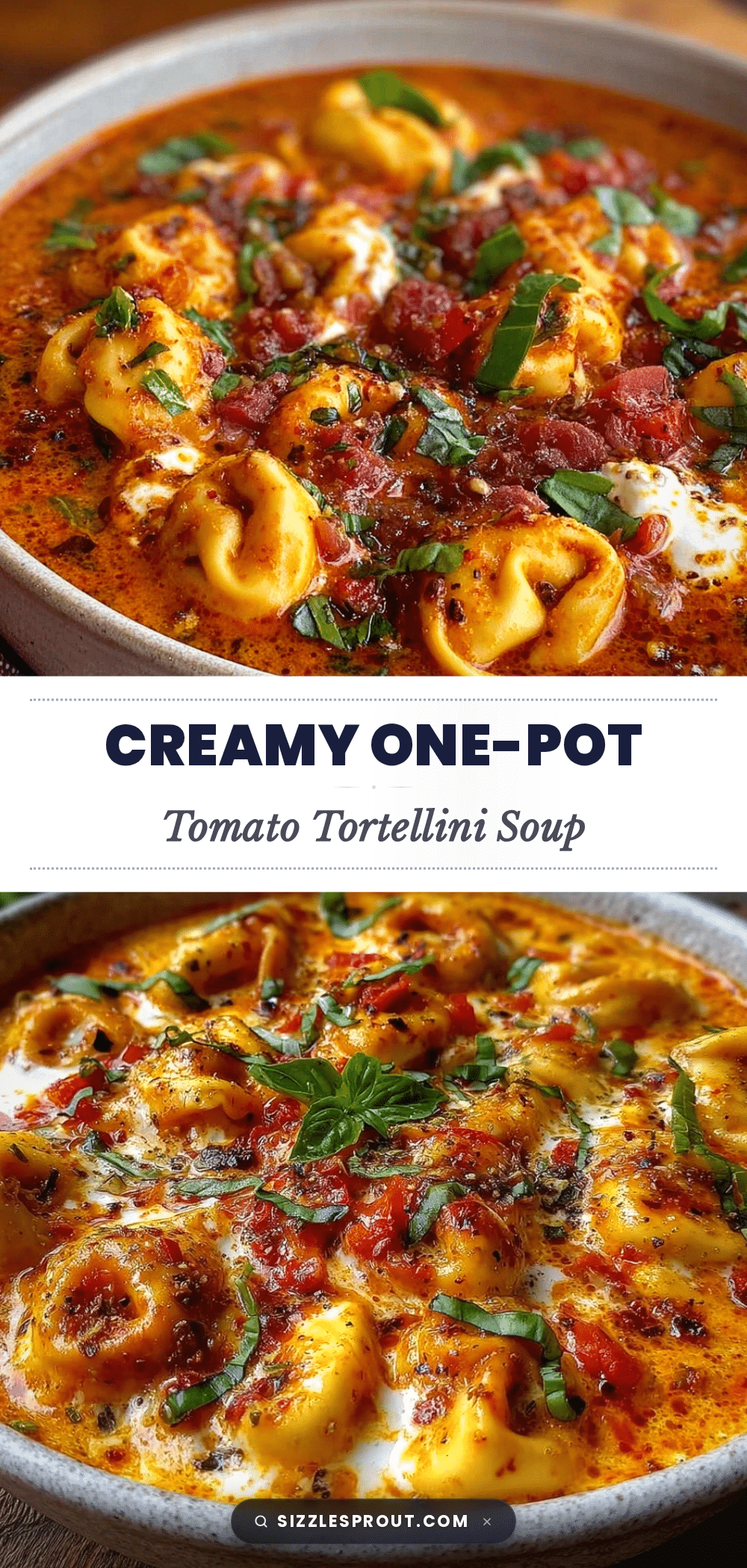 cozy creamy canned tomato tortellini soup recipe