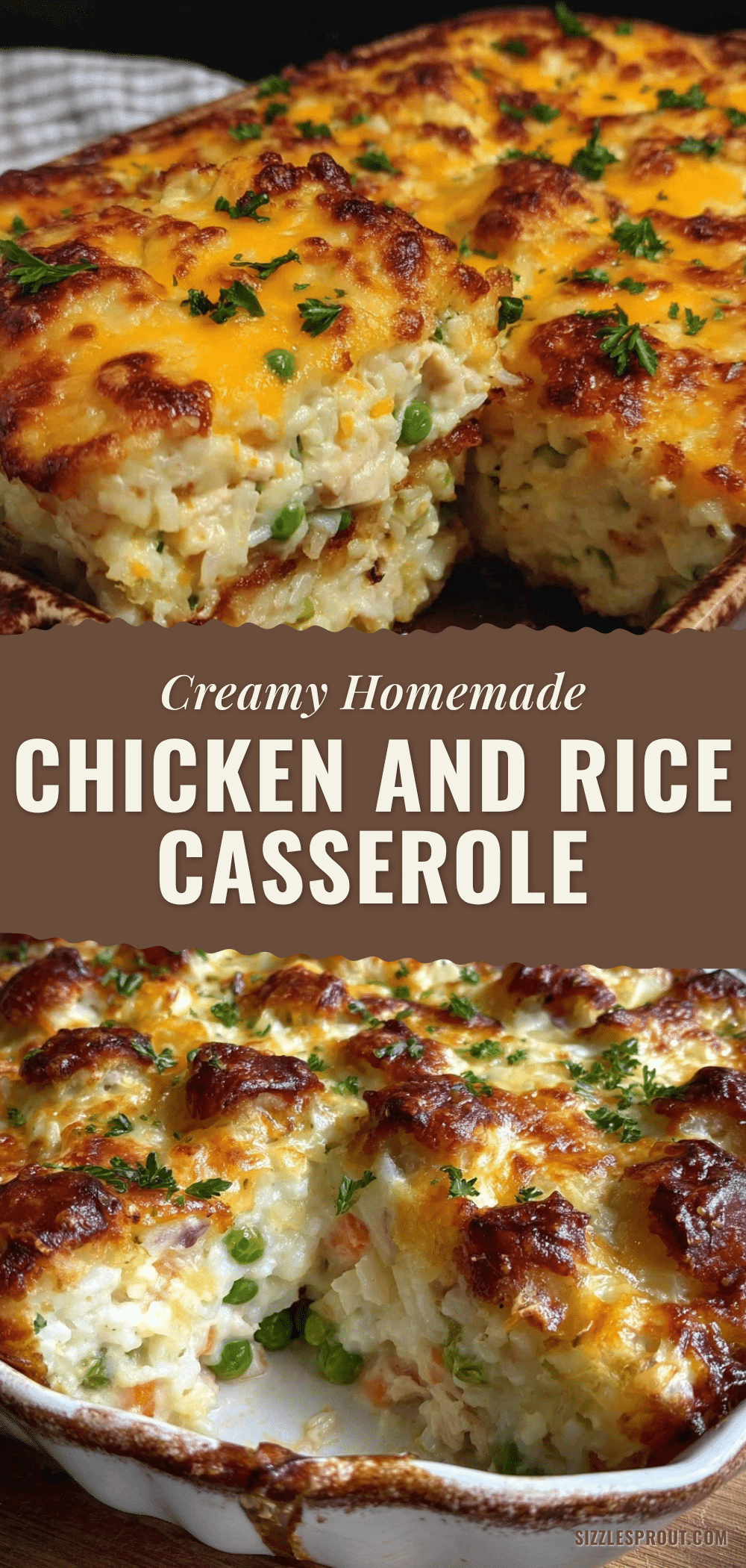 creamy chicken and rice casserole recipe