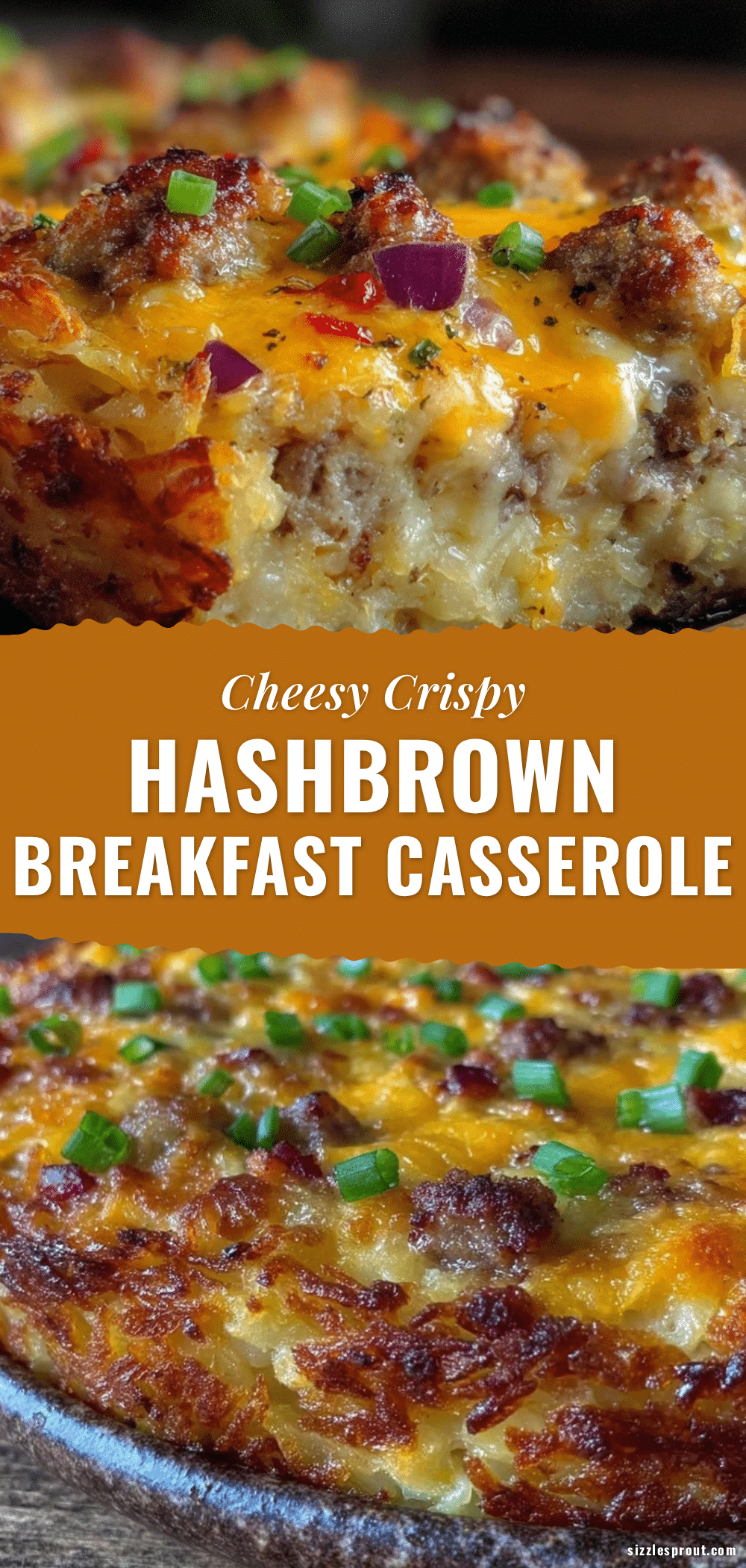 crispy cheesy hashbrown breakfast casserole recipe