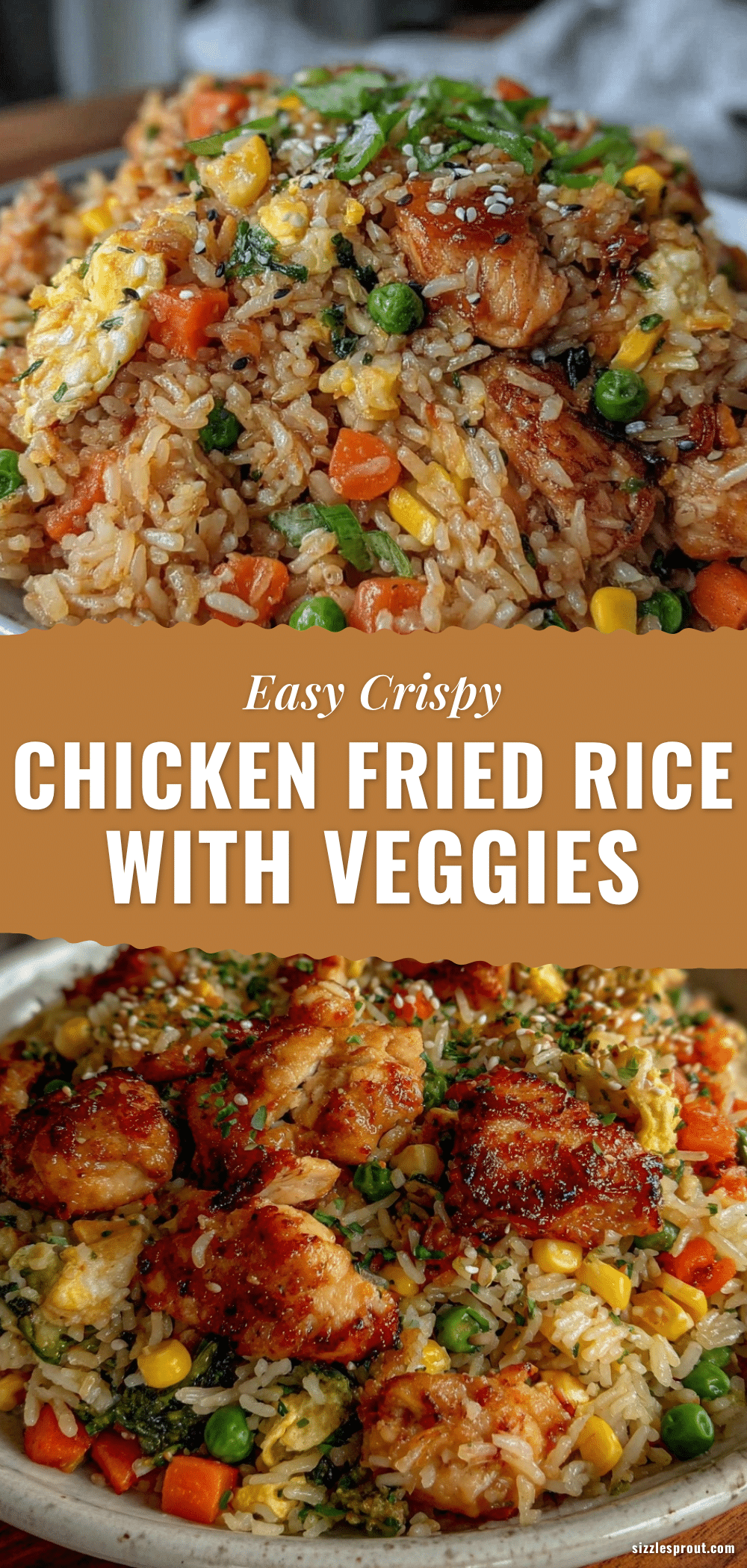 crispy chicken fried rice recipe
