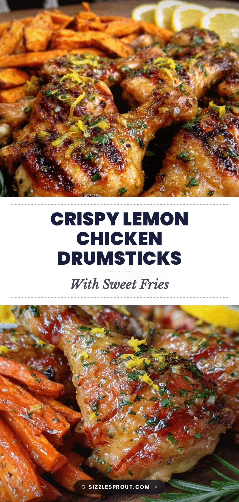 crispy lemon chicken drumsticks recipe