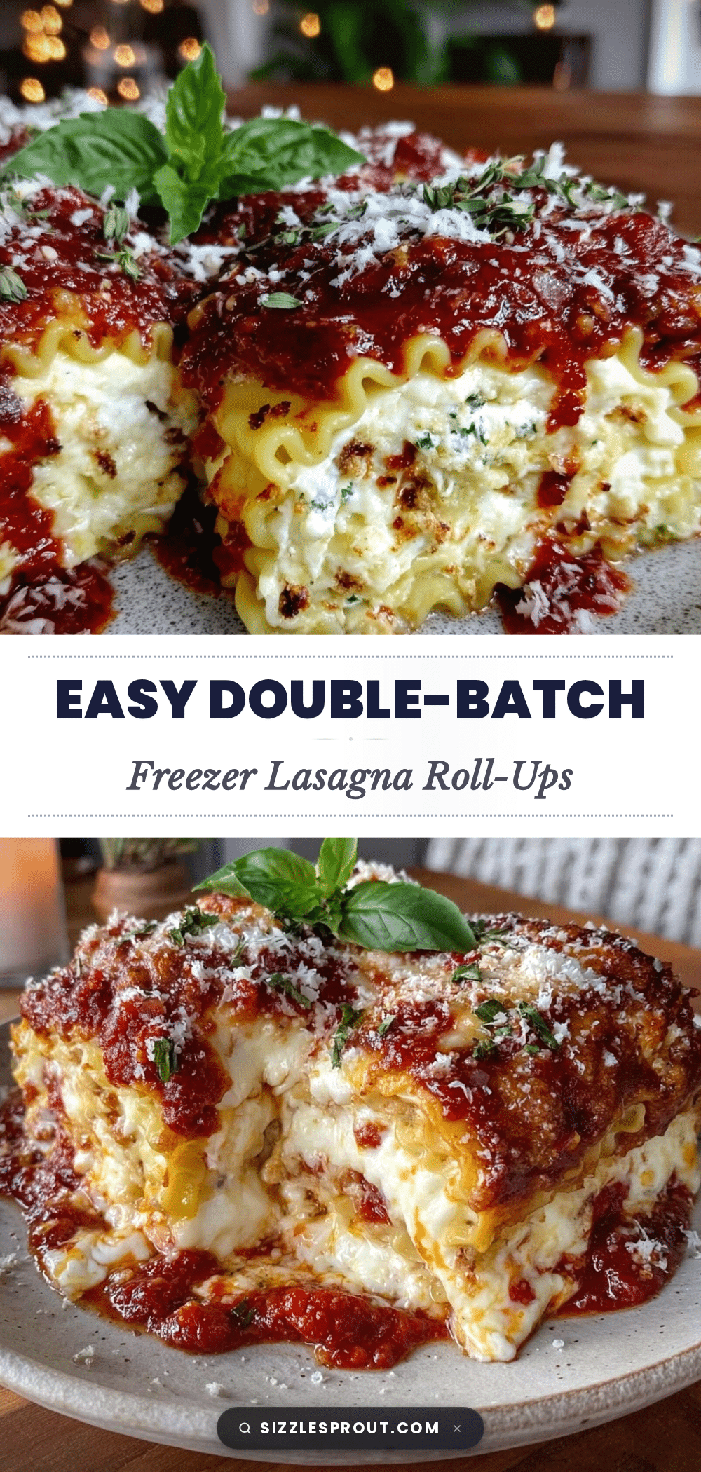 easy double-batch freezer lasagna roll-ups recipe