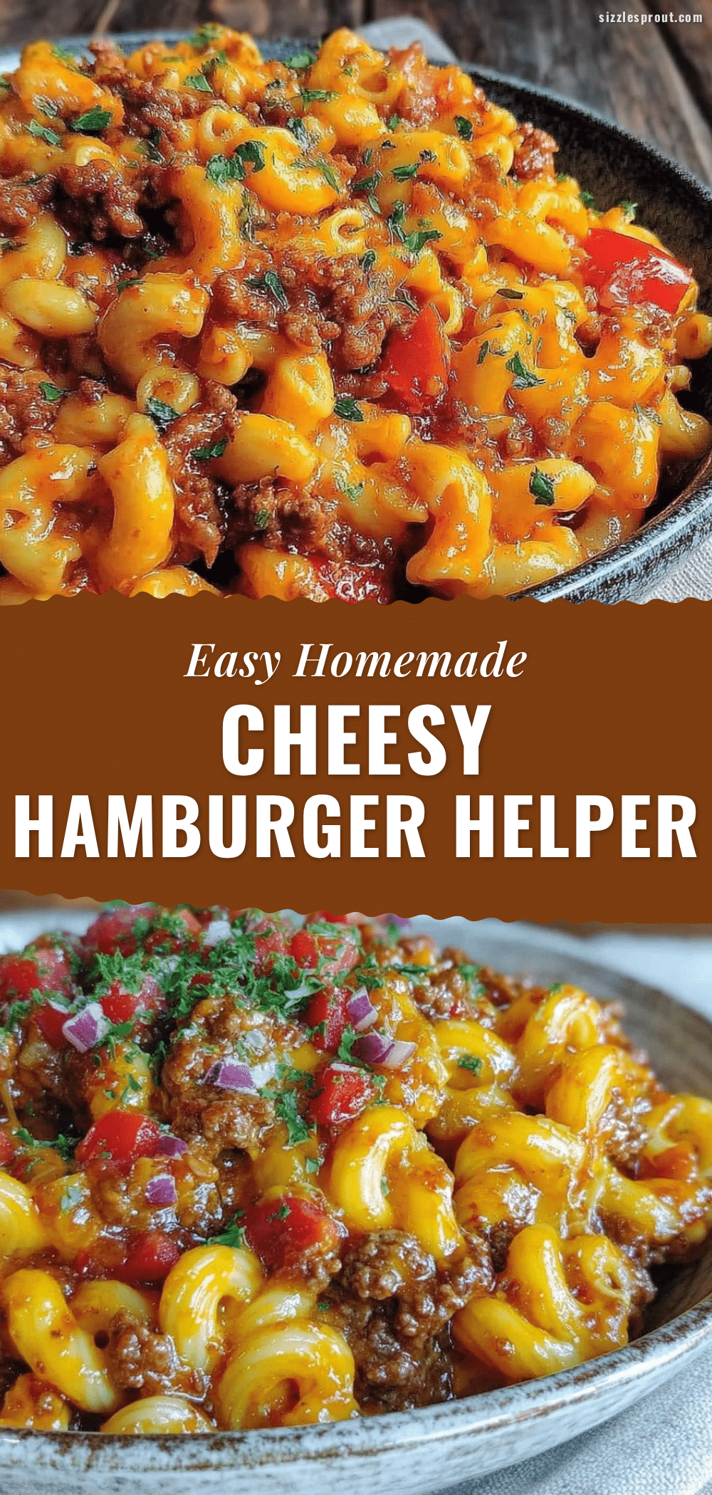easy homemade cheesy hamburger helper recipe