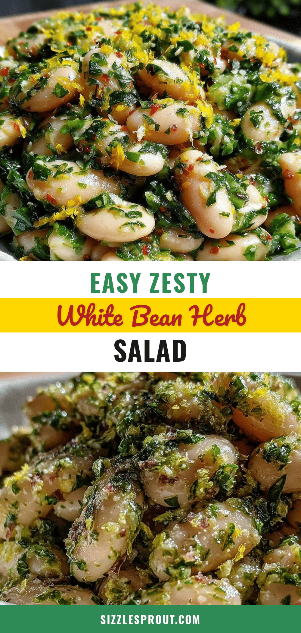 easy white bean lemon herb salad recipe