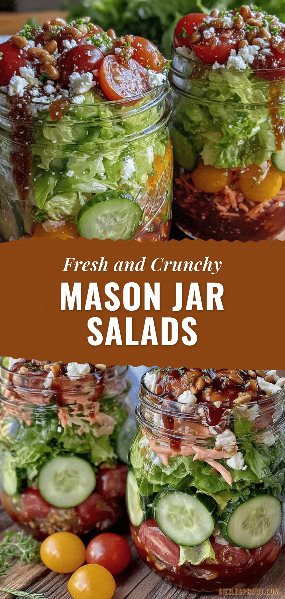 fresh mason jar salads recipe