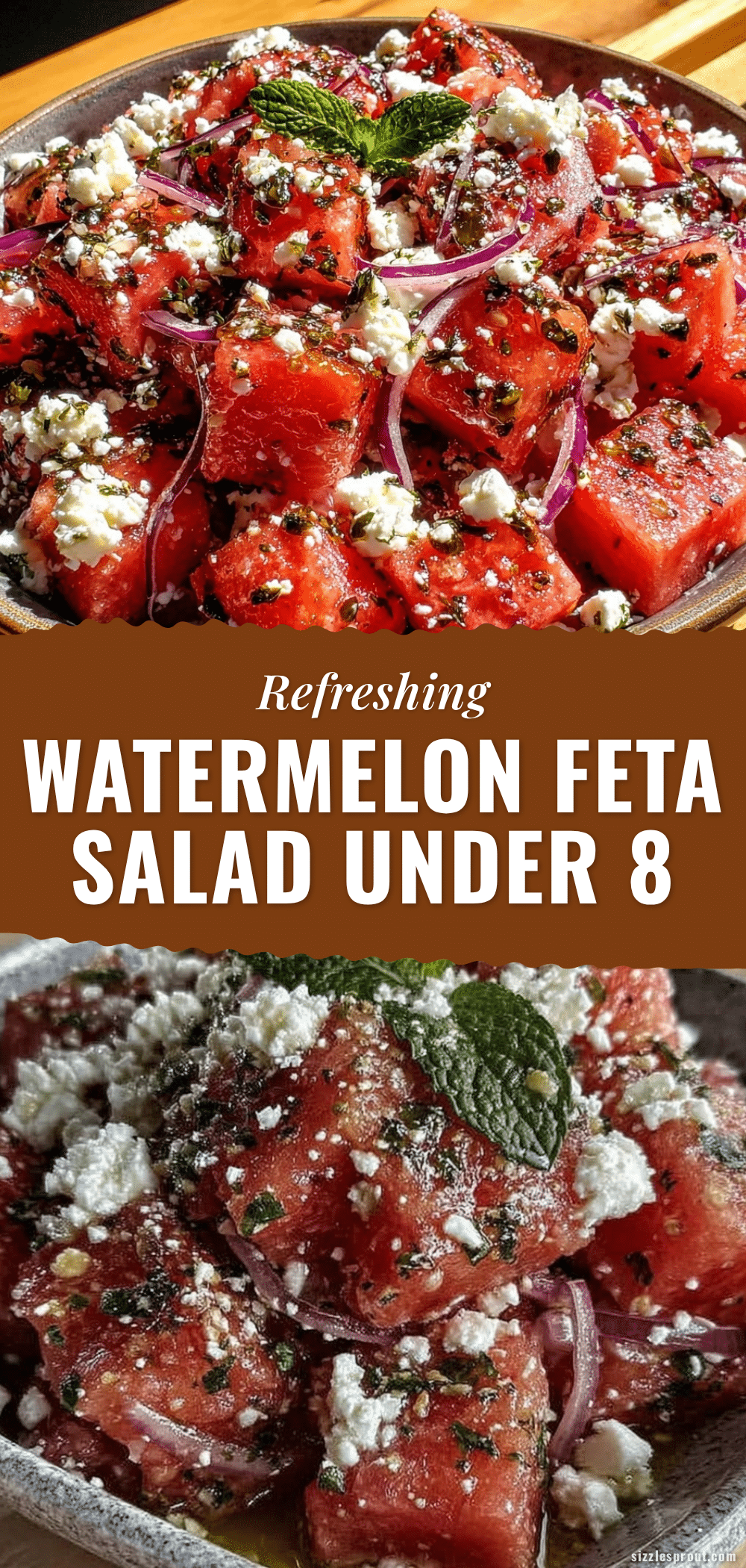 fresh watermelon and feta salad recipe