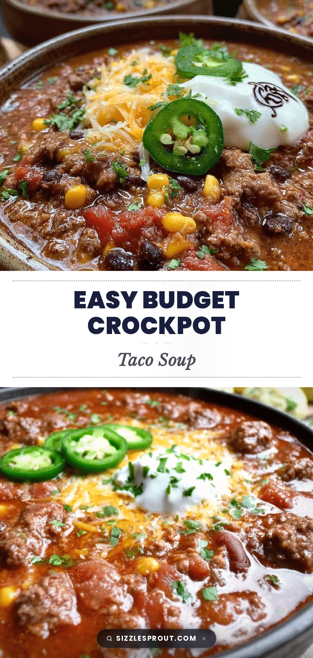 ground beef taco soup recipe