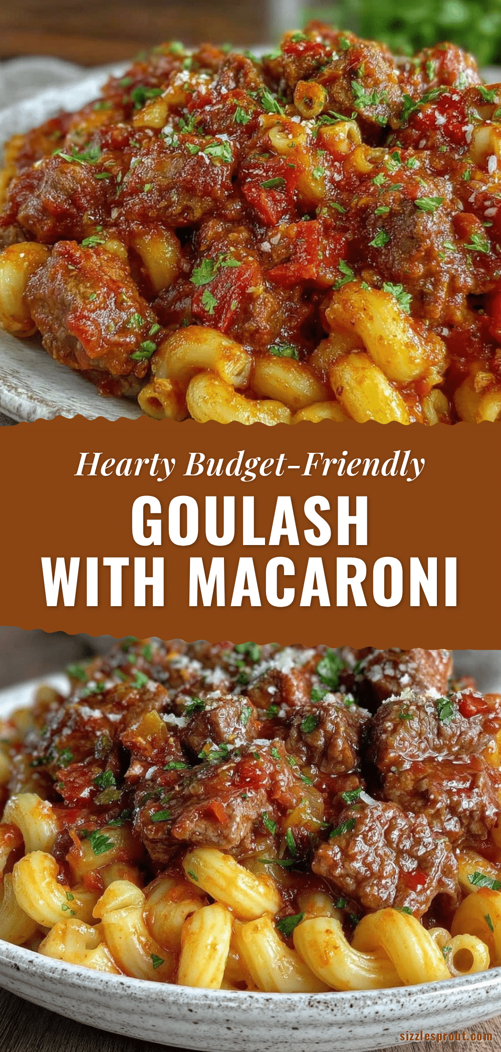 hearty goulash with elbow macaroni recipe