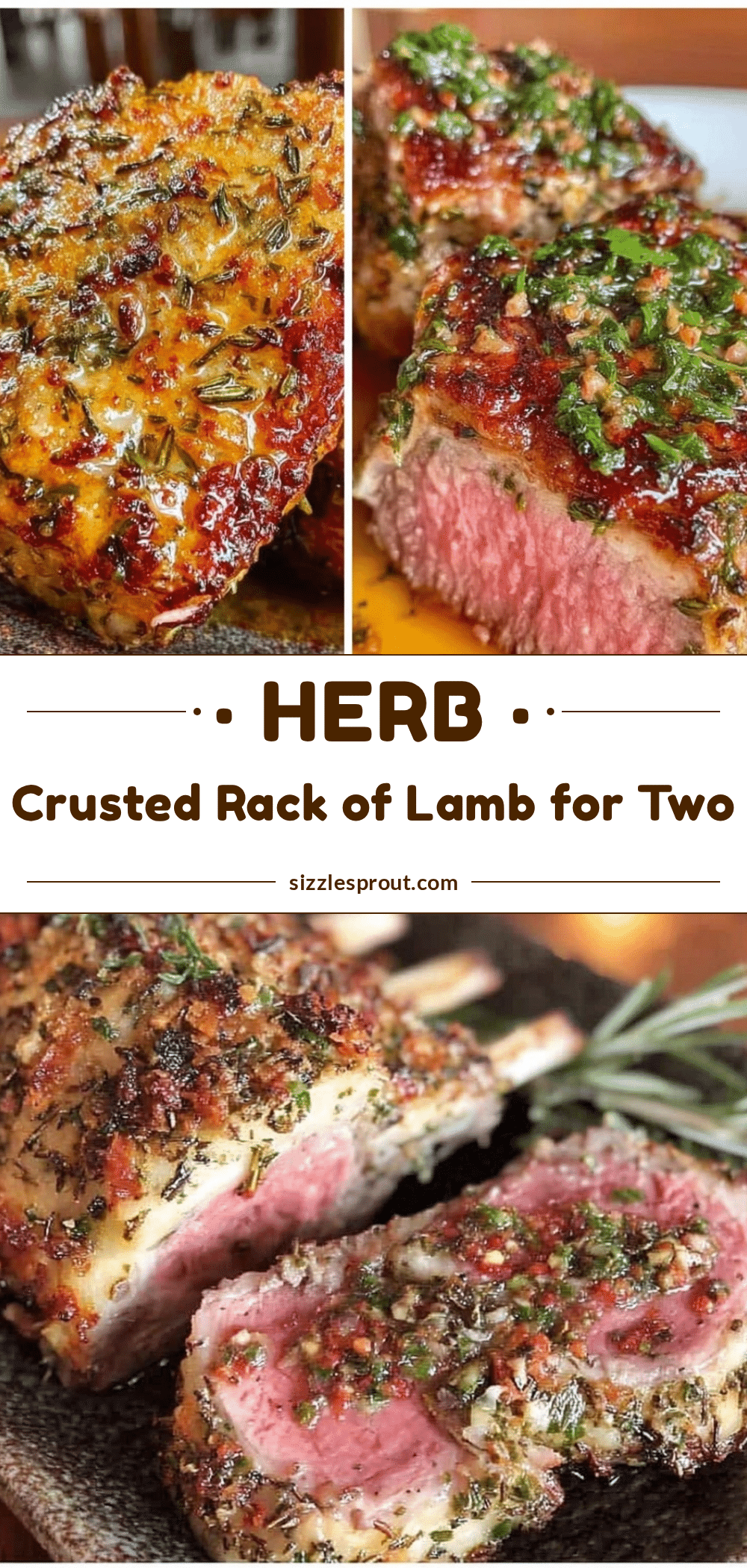 herb-crusted rack of lamb recipe