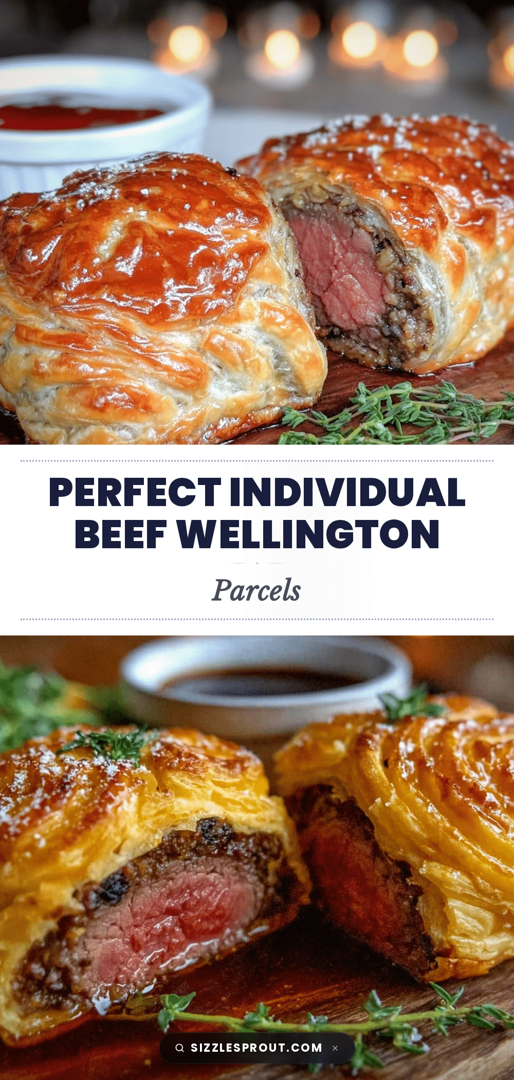 individual beef wellington parcels recipe