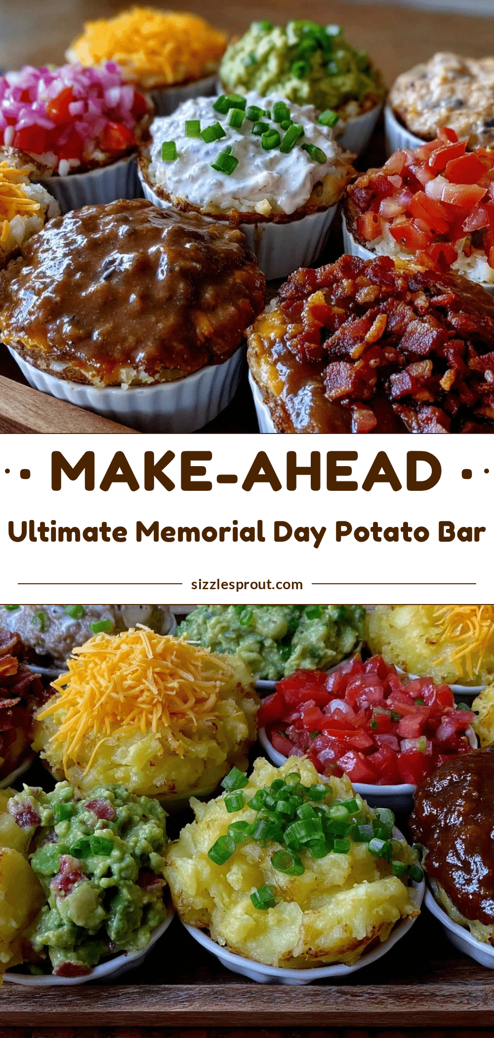 Memorial Day potato bar recipe