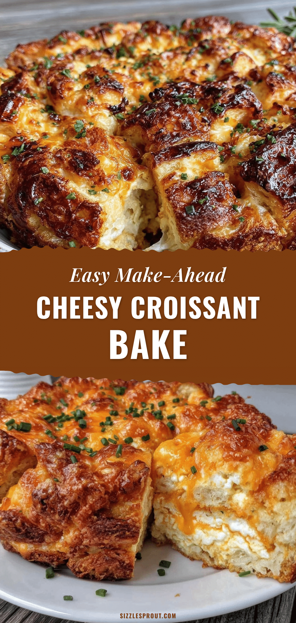 overnight egg and cheese croissant bake recipe