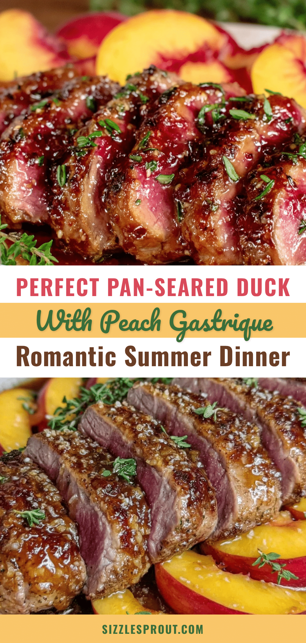 pan-seared duck breast recipe