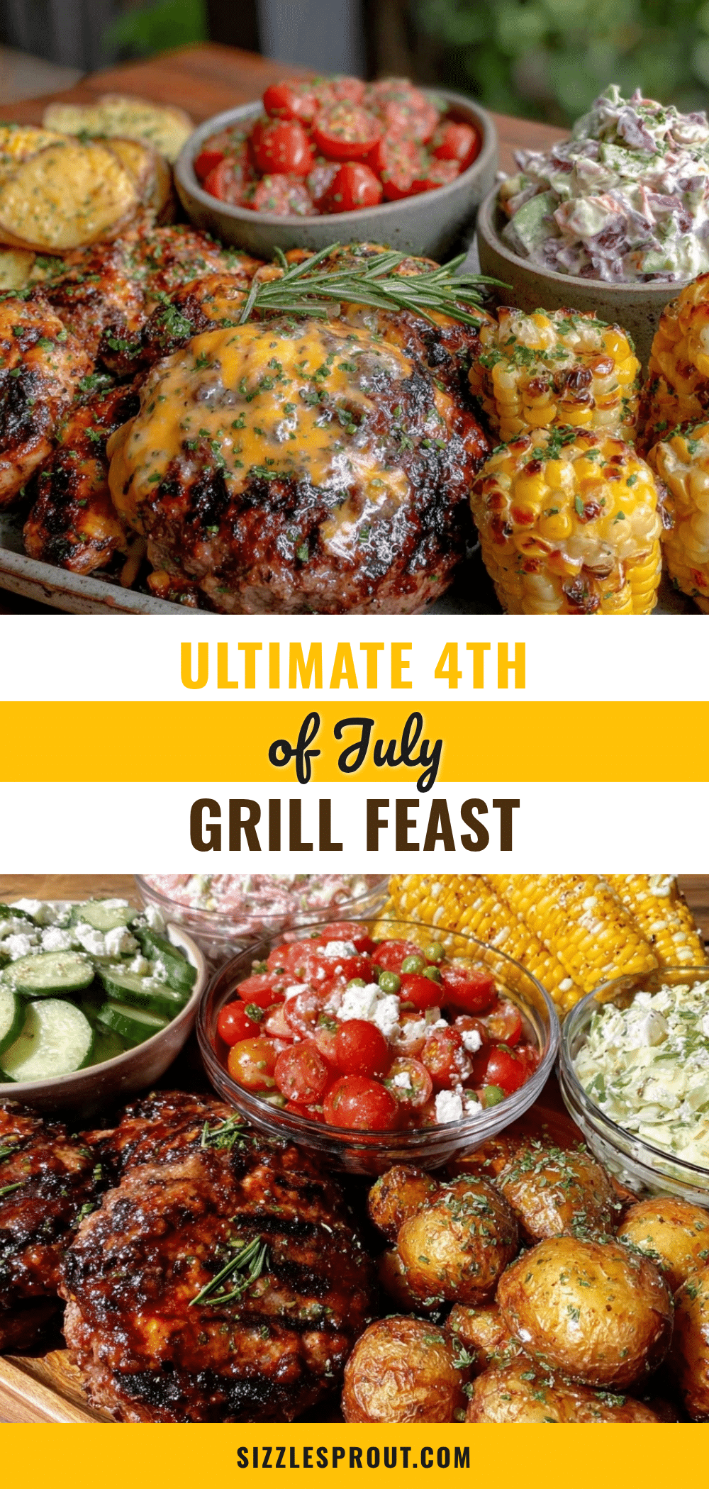 quick 4th of july one-grill six-dish feast recipe