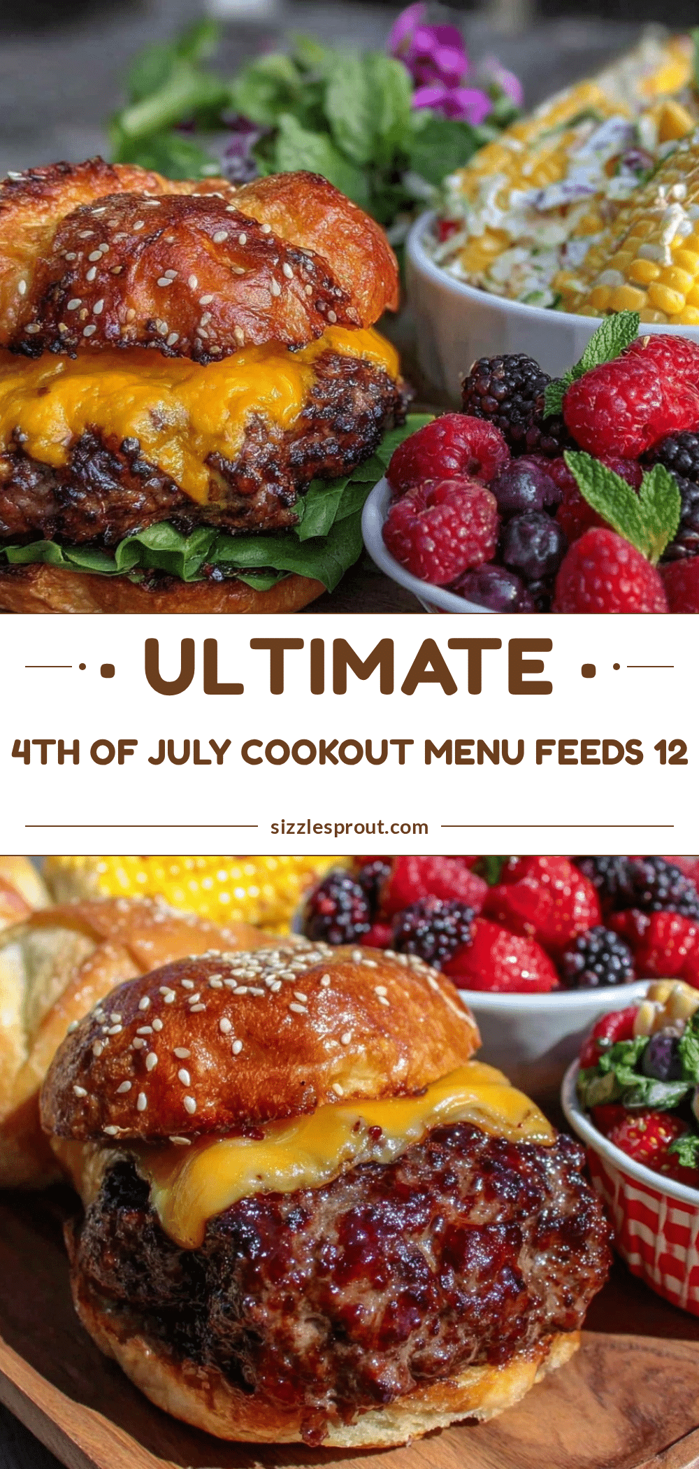 4th of July family cookout menu recipe