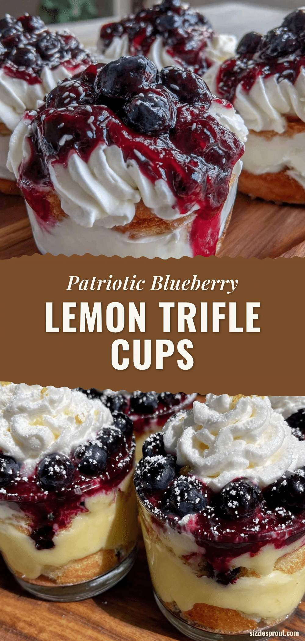 blueberry lemon trifle cups recipe