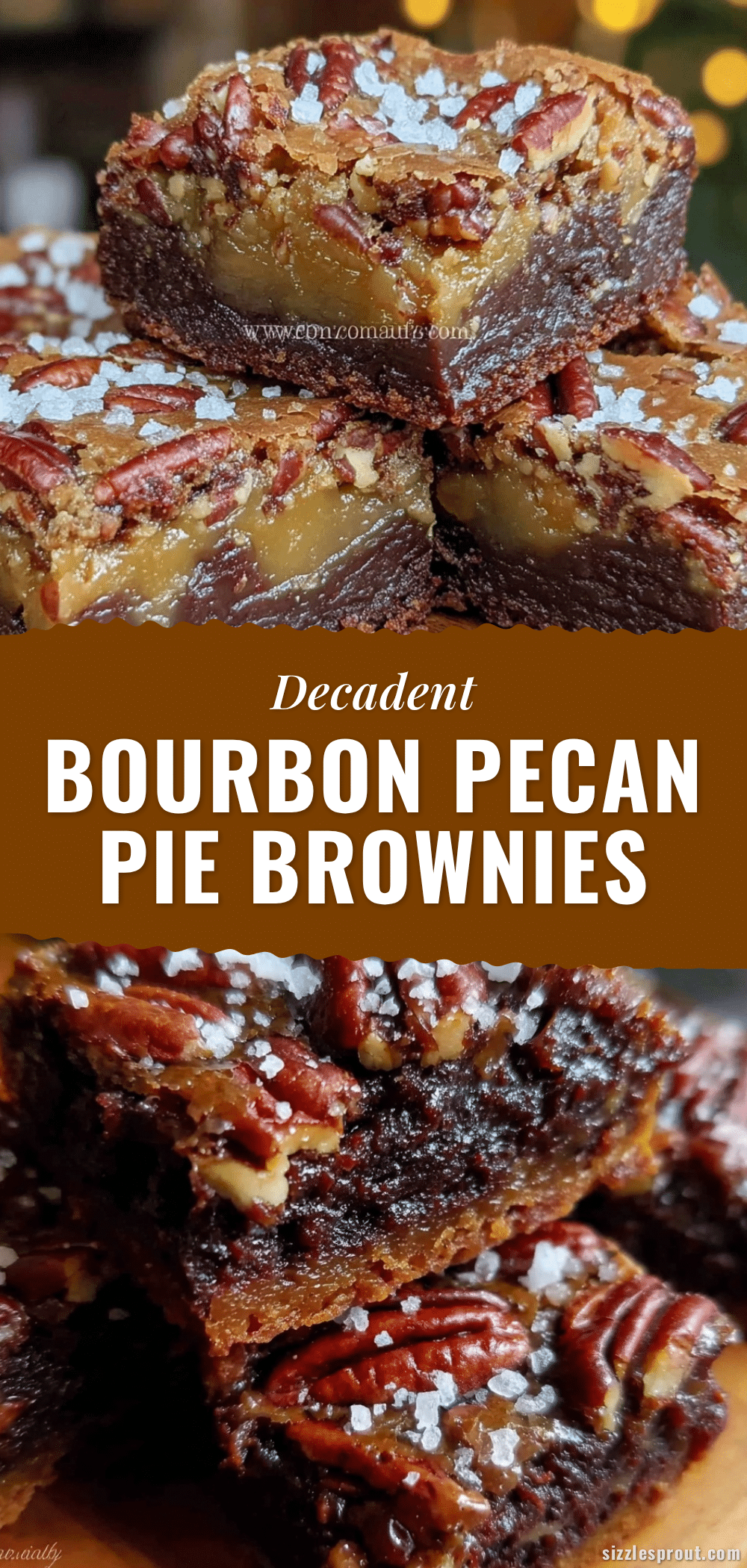 bourbon pecan pie brownies recipe