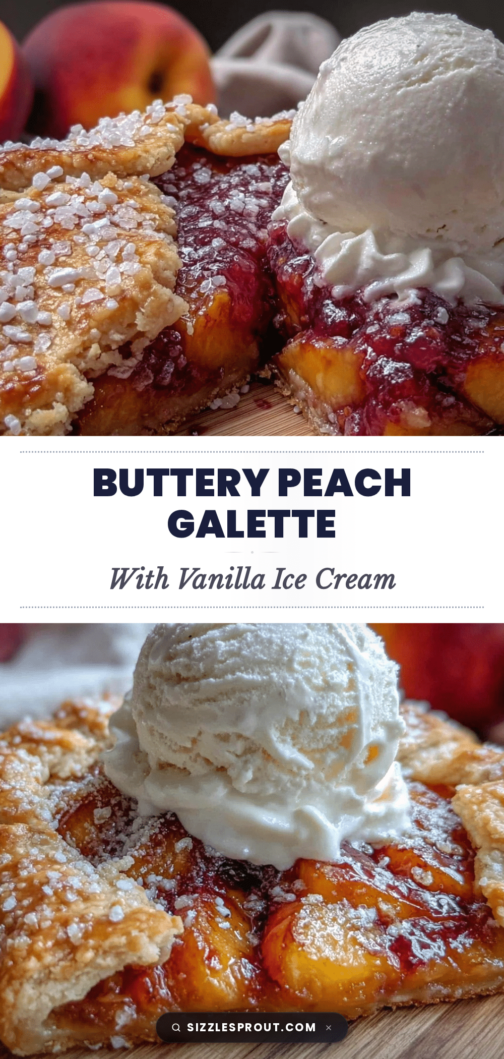 brown butter peach galette recipe