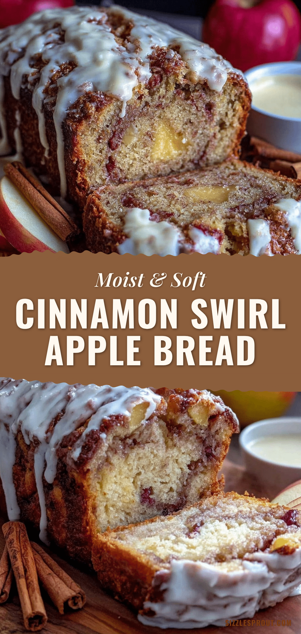 cinnamon swirl apple bread recipe
