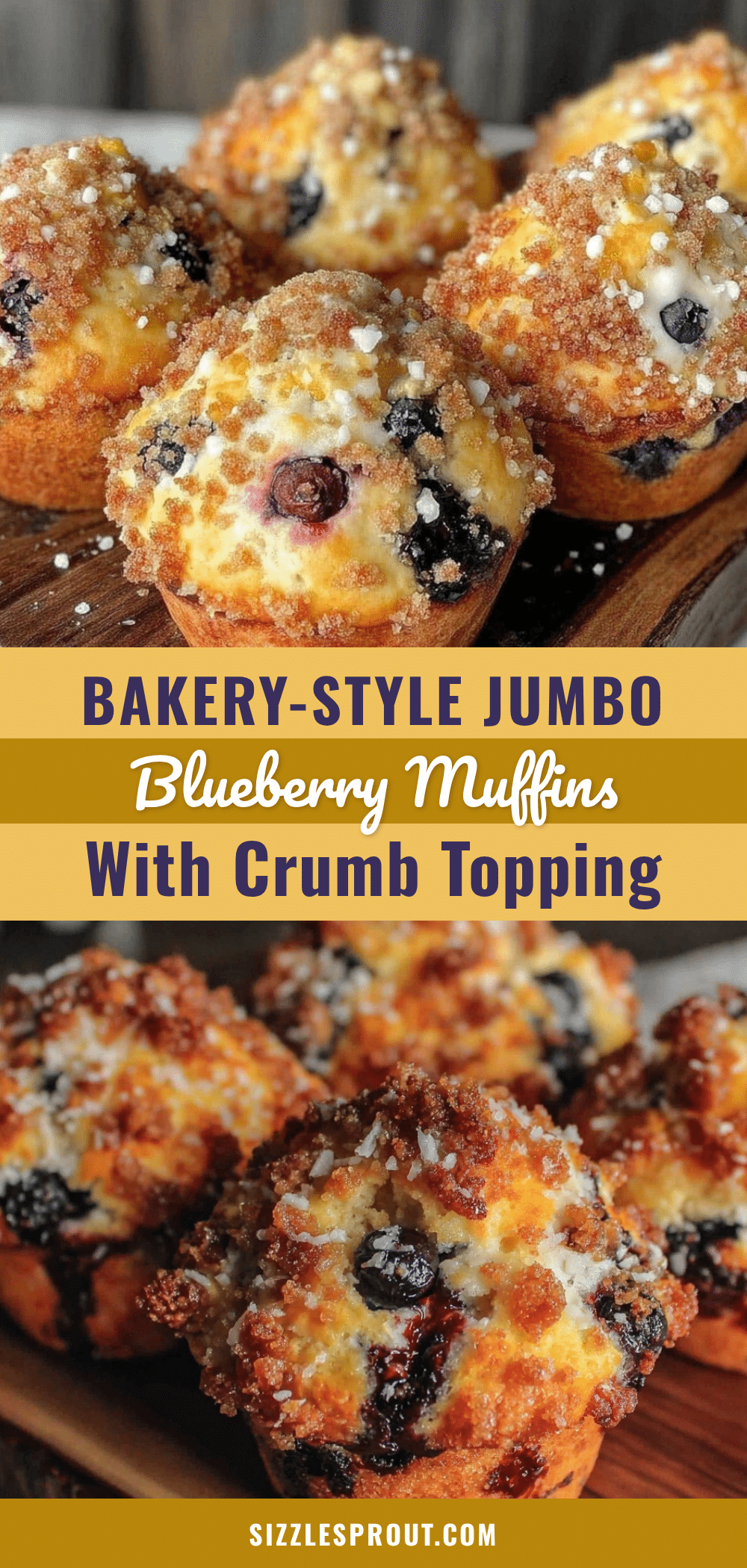 classic jumbo blueberry muffins recipe