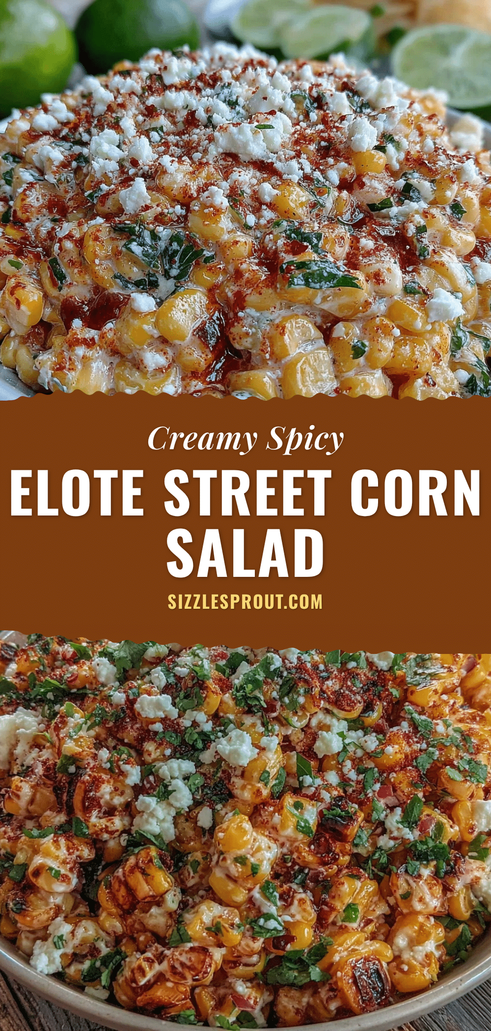 creamy elote Mexican street corn salad off the cob recipe