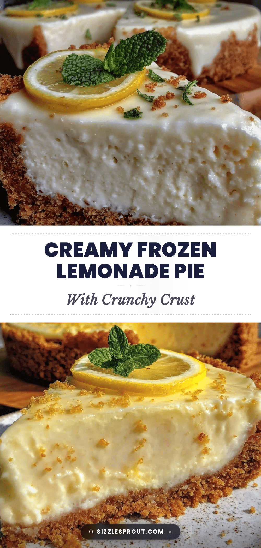 creamy frozen lemonade pie recipe