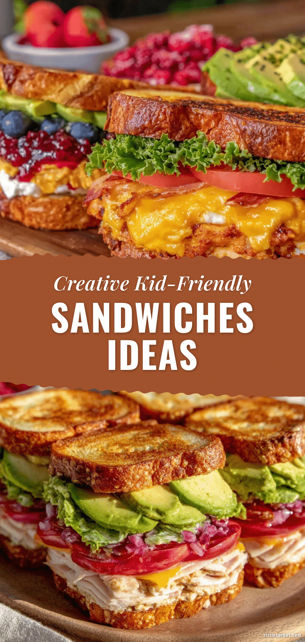 creative kid-friendly sandwiches recipe