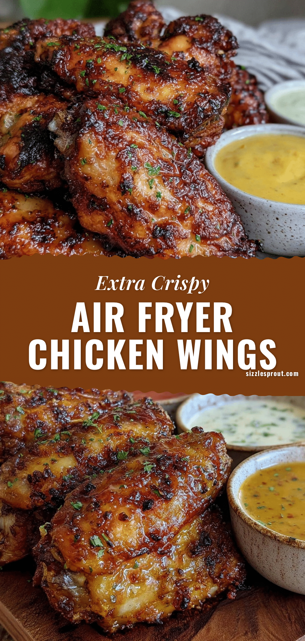 crispy air fryer chicken wings recipe