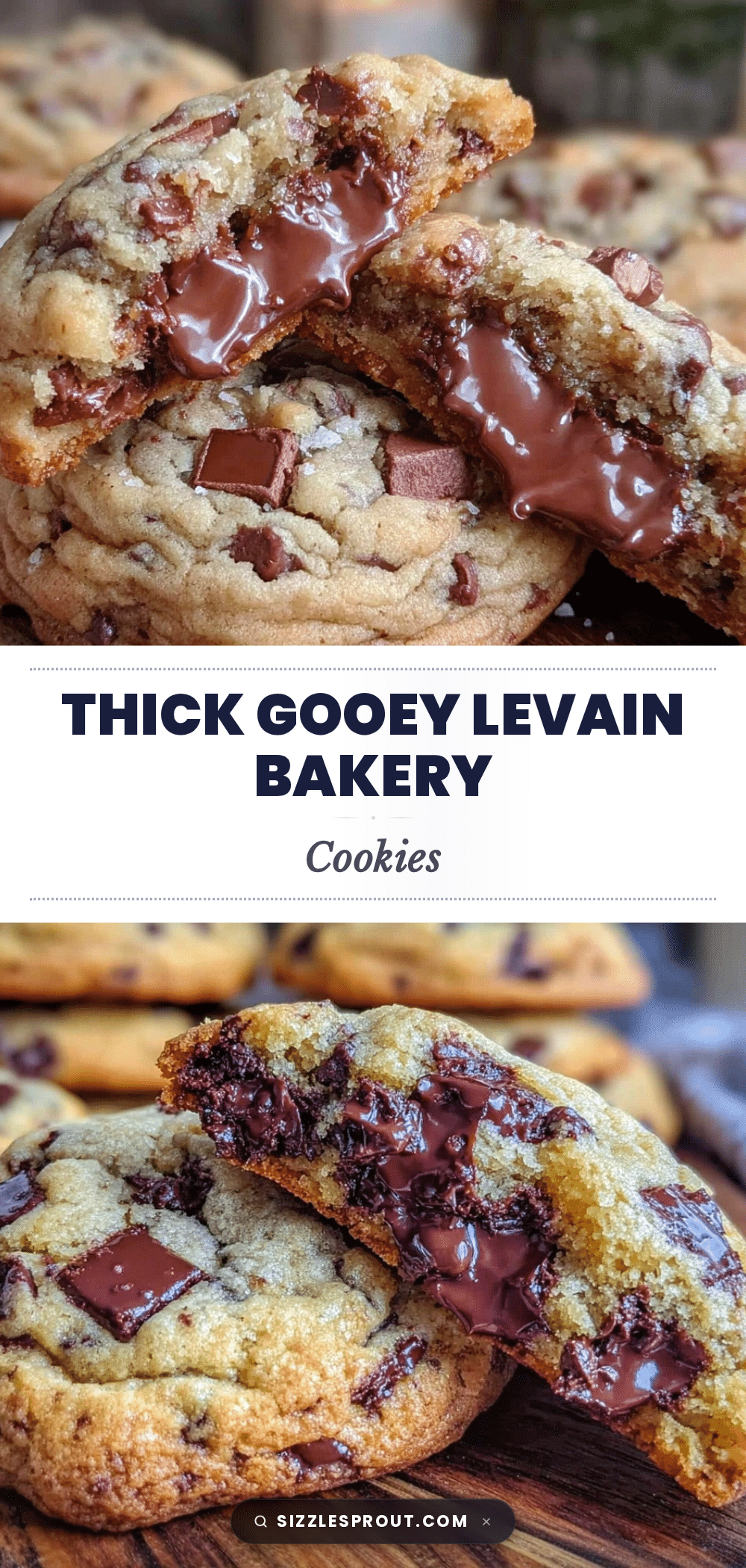 crispy-chewy Levain Bakery copycat chocolate chip cookies recipe