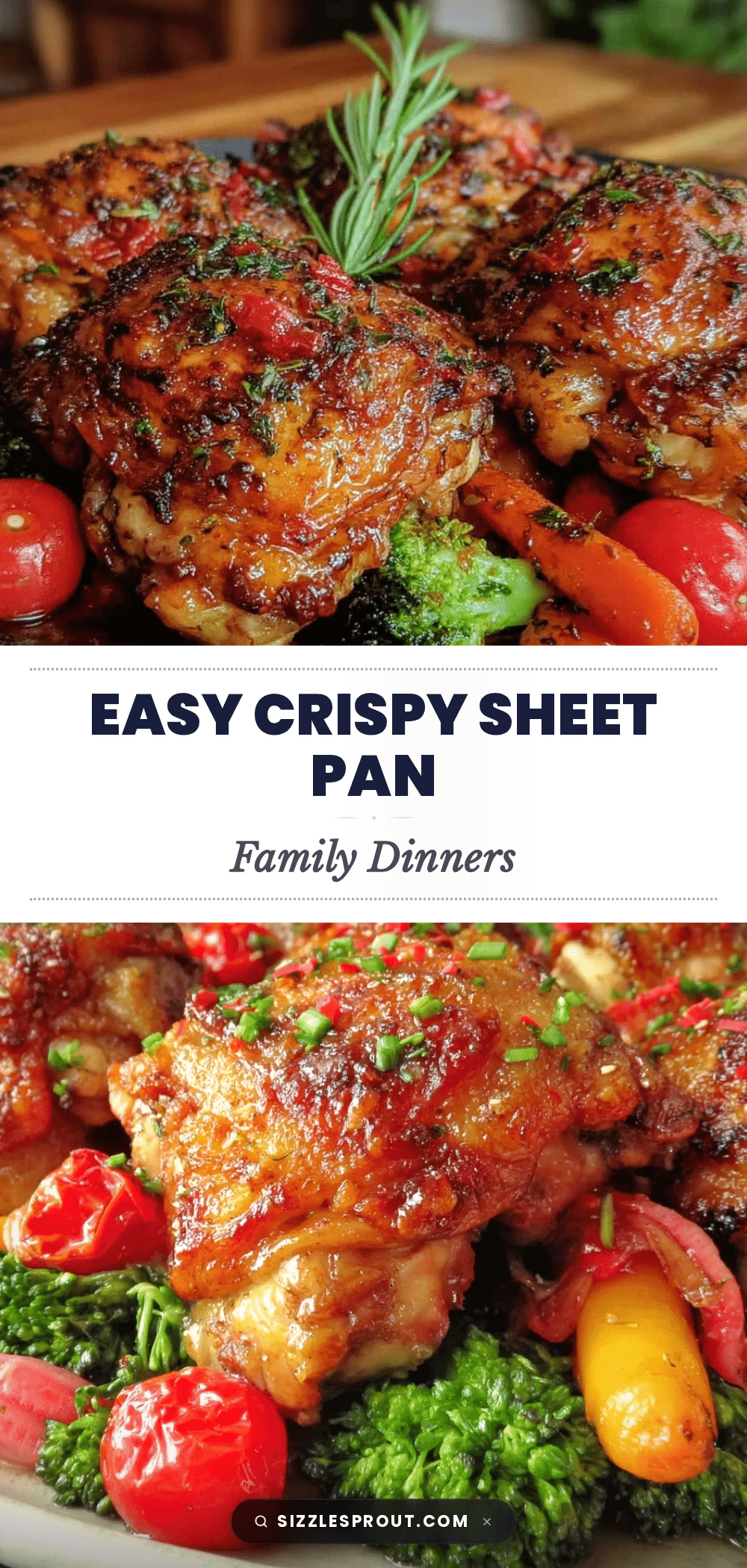 crispy sheet pan family dinners recipe