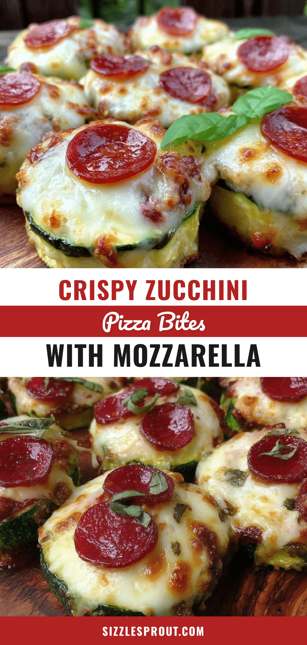 crispy zucchini pizza bites recipe
