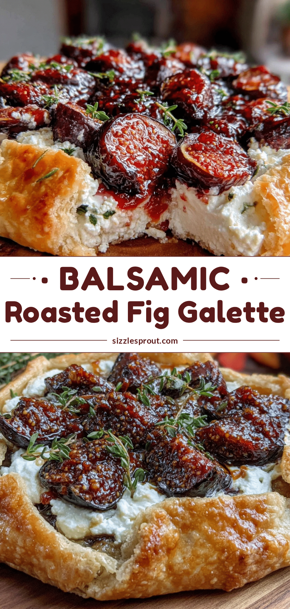 easy balsamic roasted fig galette recipe